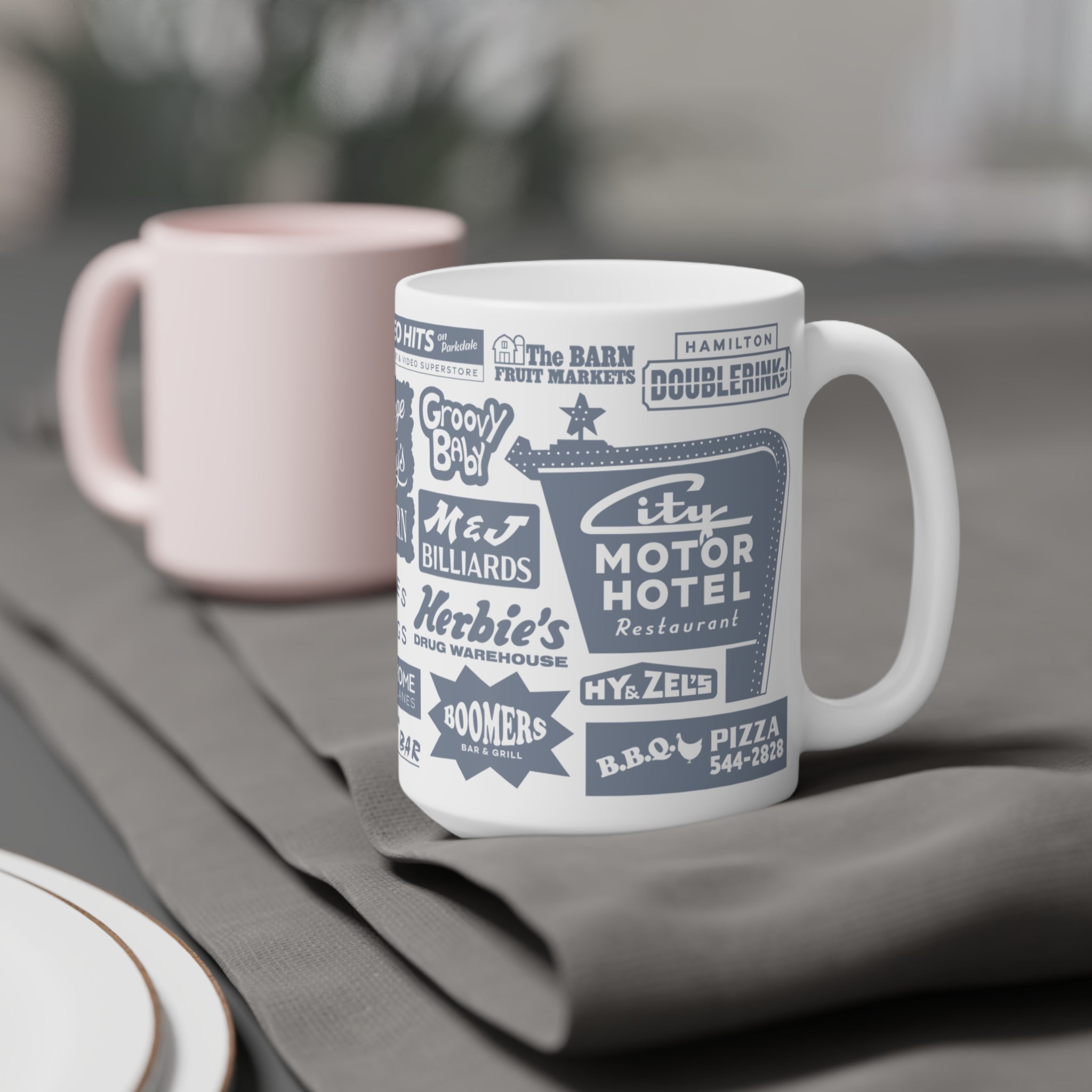 The East Hamilton Mug - Monotone Series