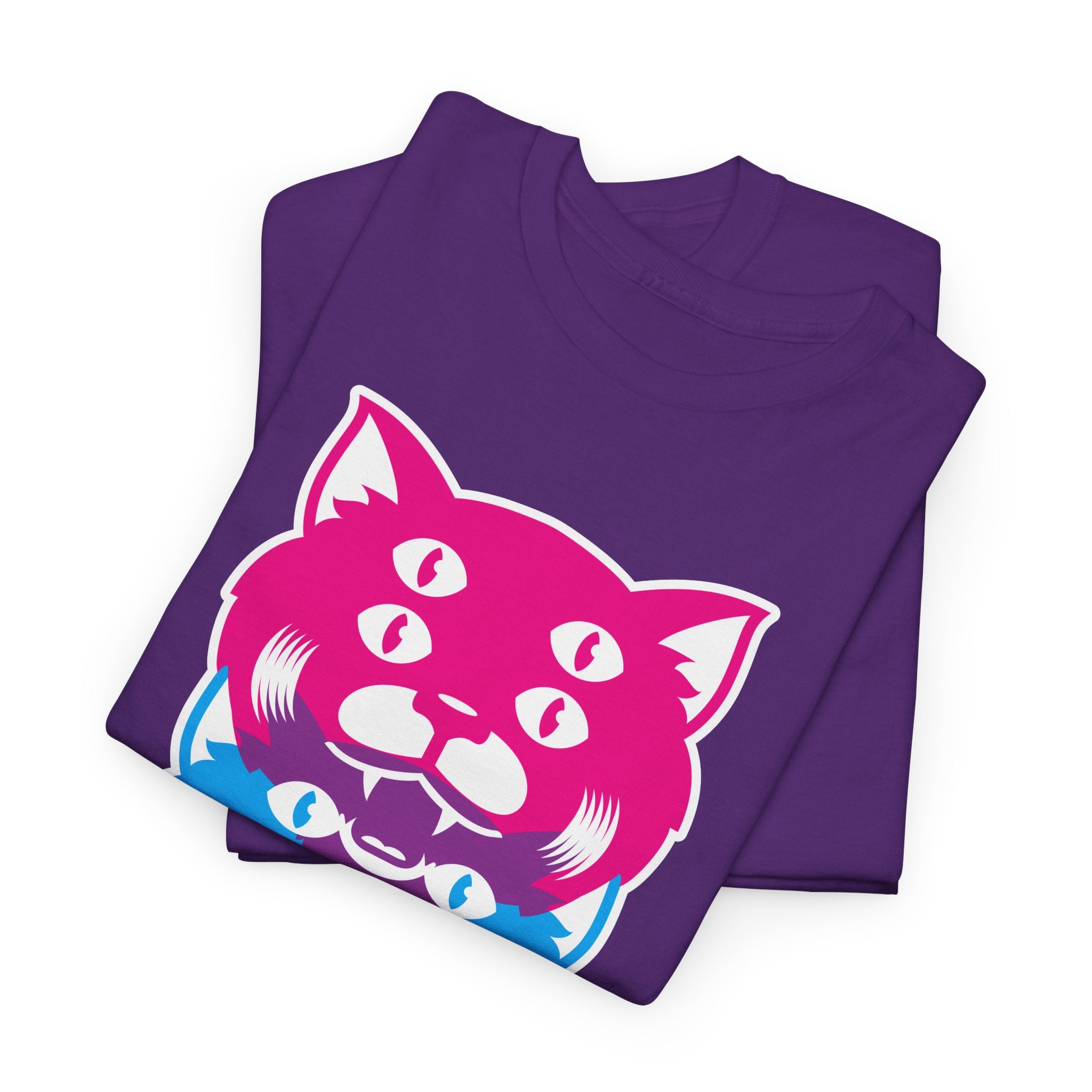 Two Cats Daisy Purple Tee