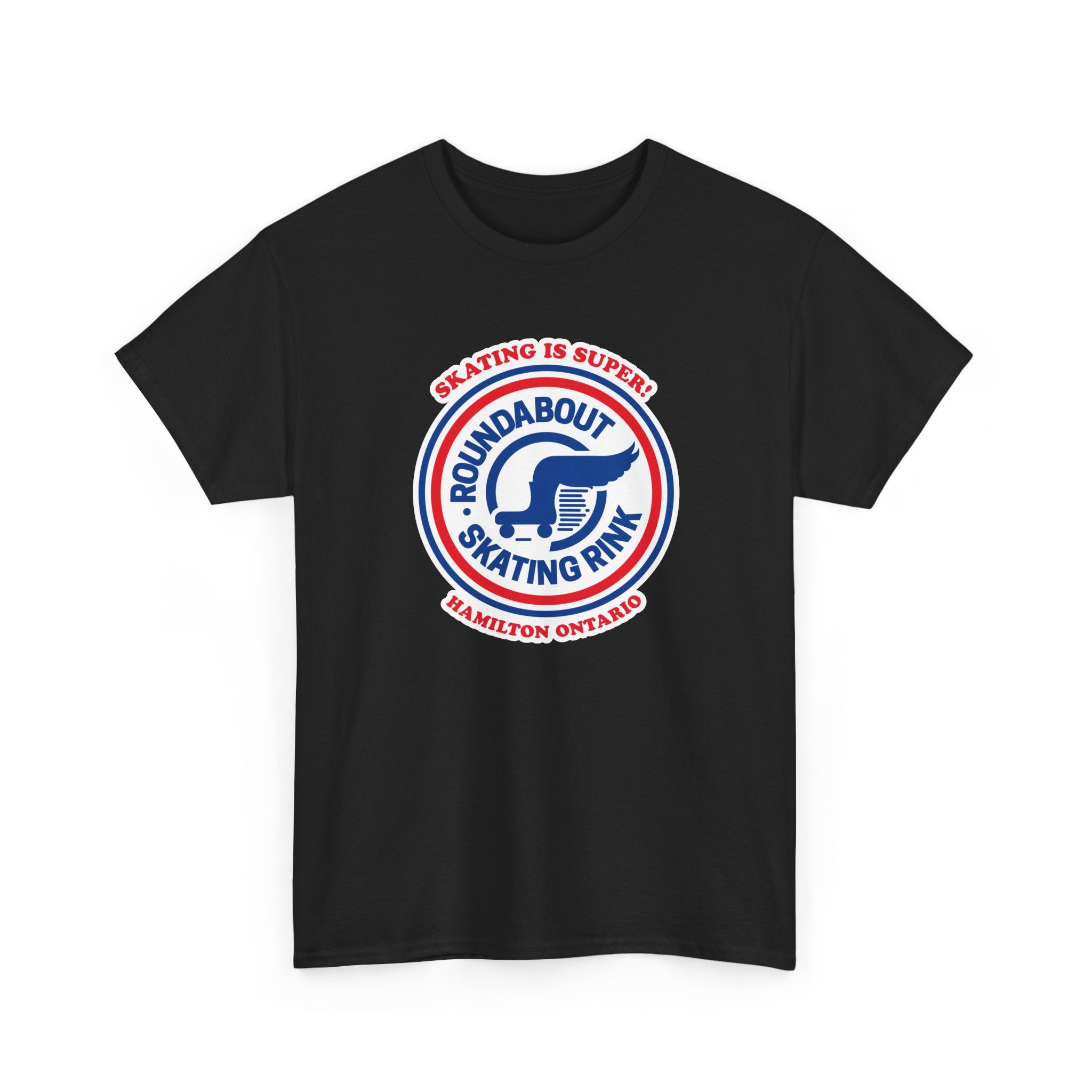 Roundabout Skating Rink Classic Black Tee