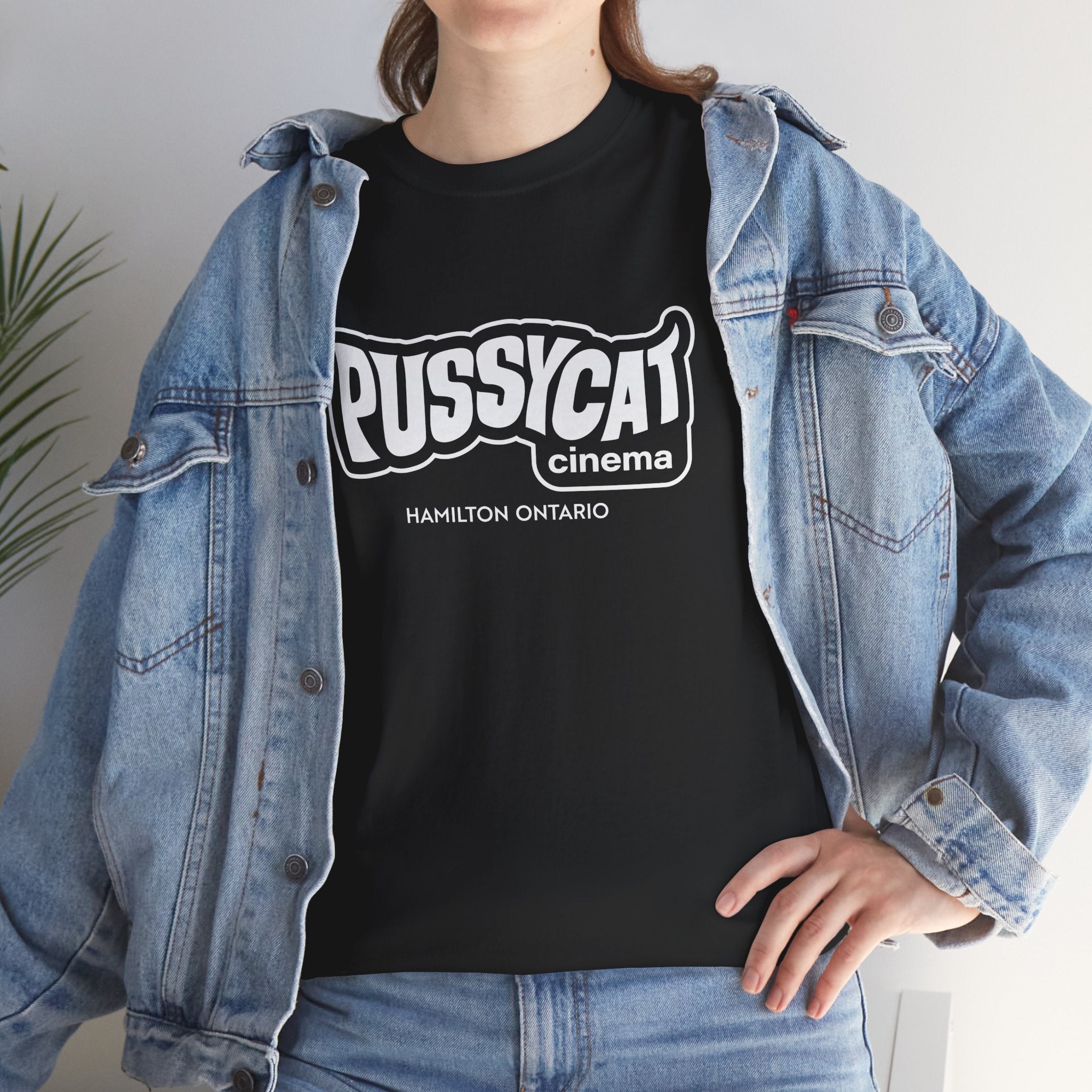 Pussycat Cinema Classic Black Tee