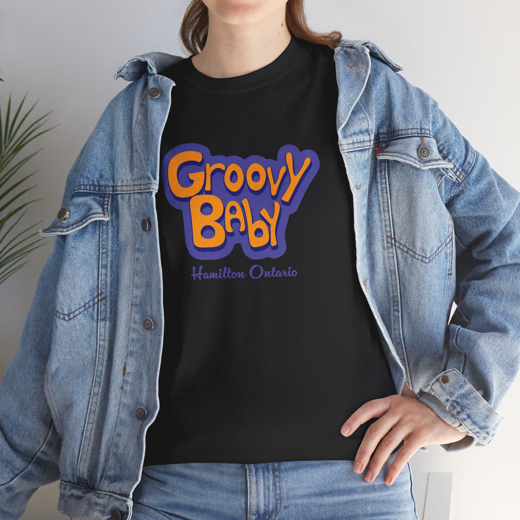 Groovy Baby Classic Black Tee
