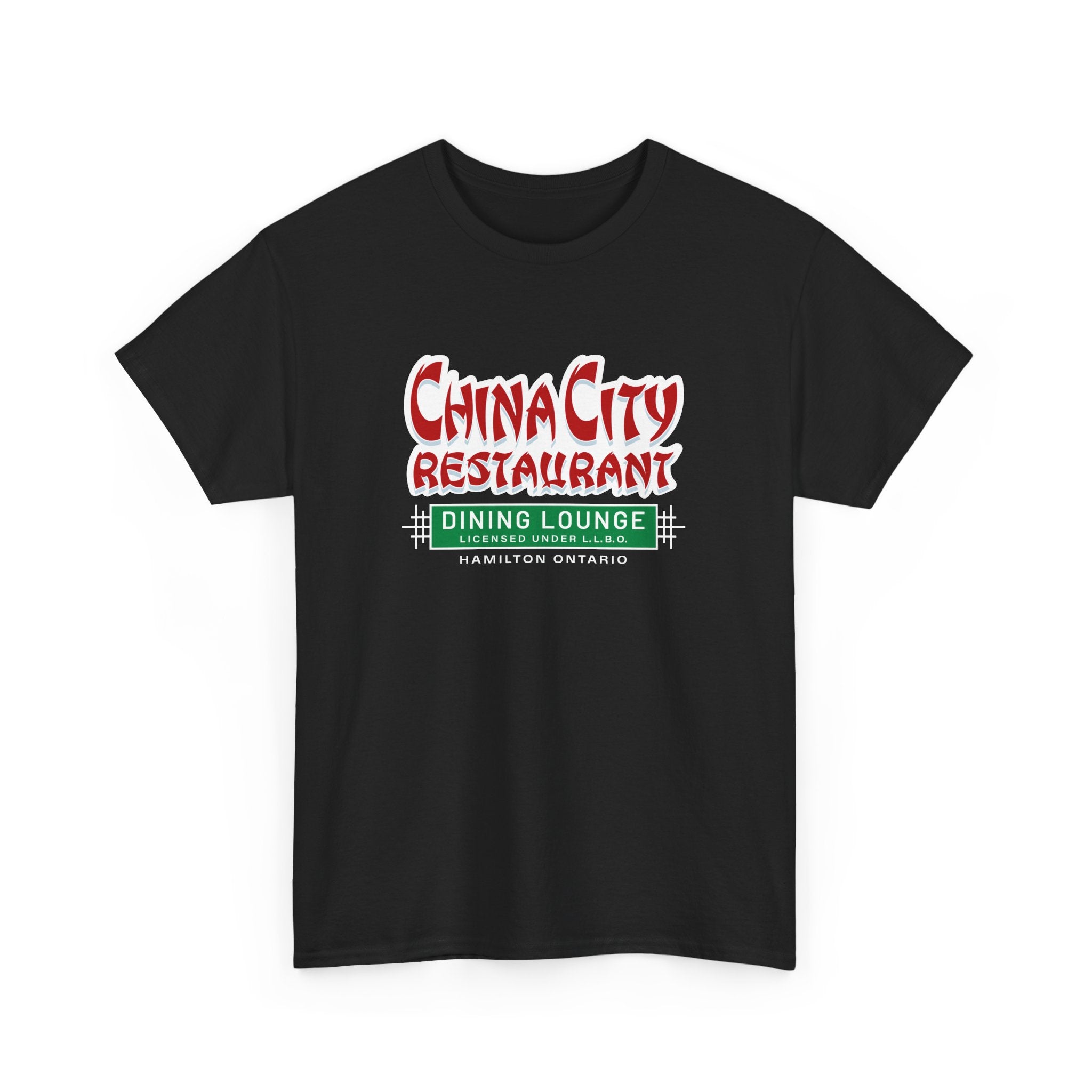 China City Restaurant Classic Black Tee