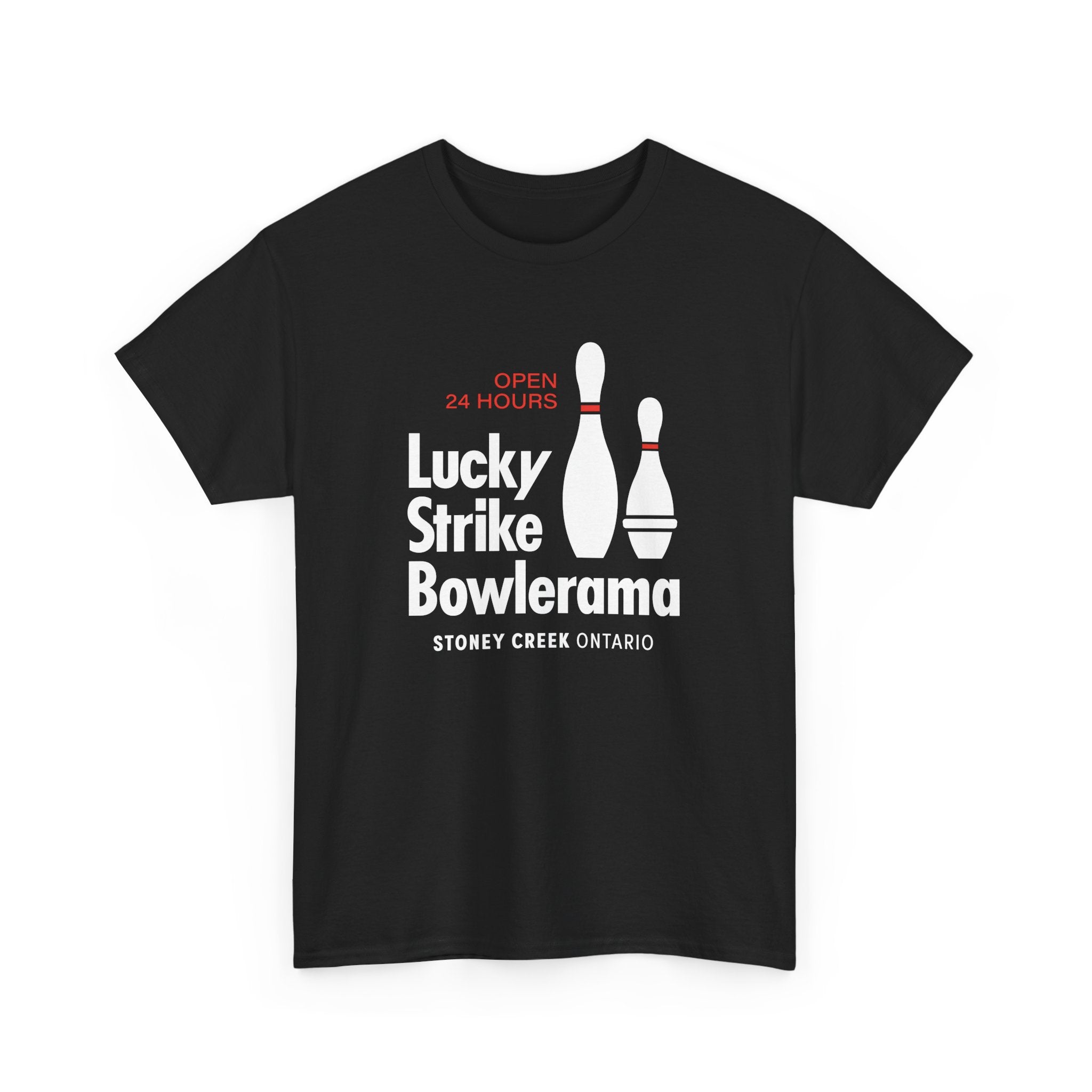 Lucky Strike Bowlerama Classic Black Tee