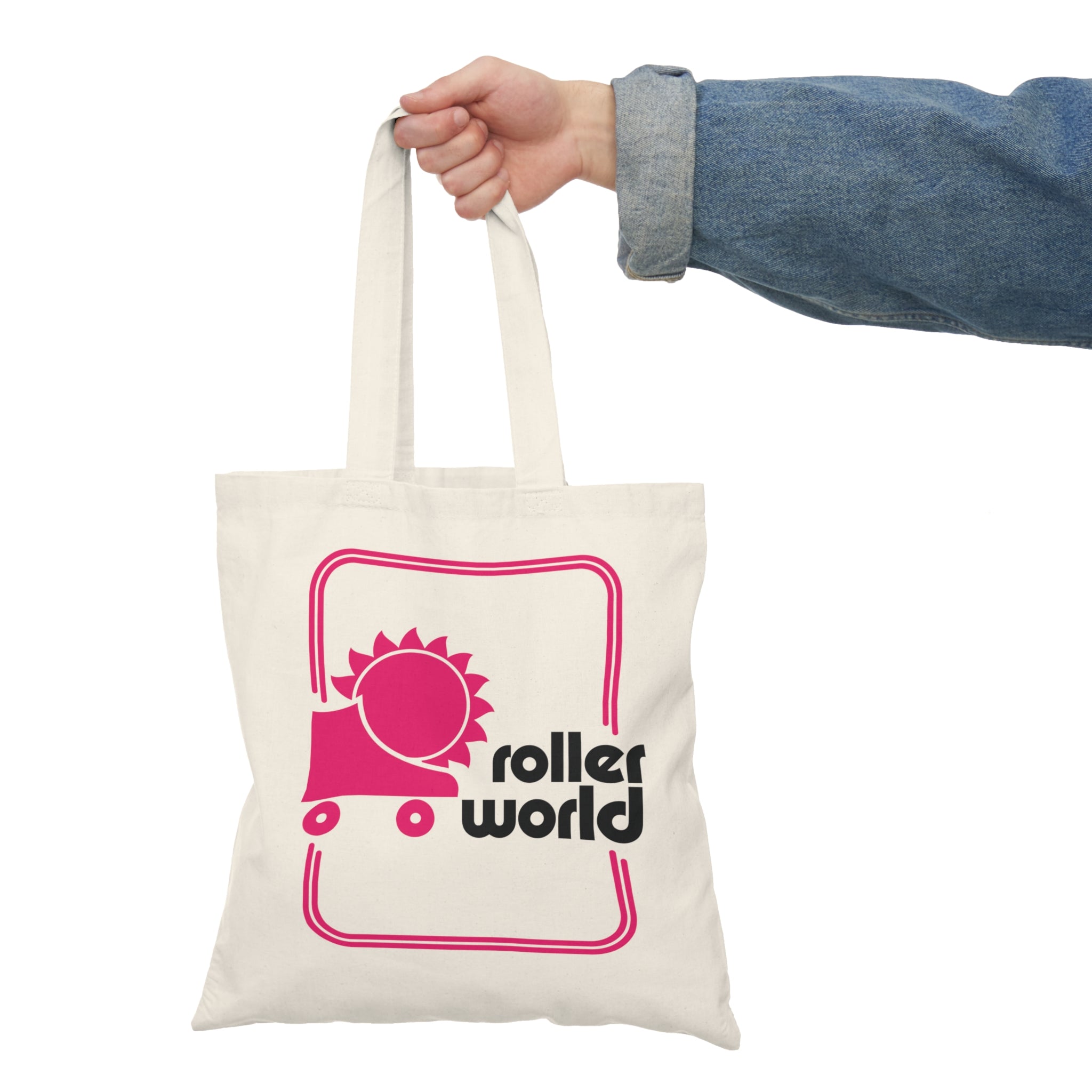 Roller World Market Natural Tote Bag