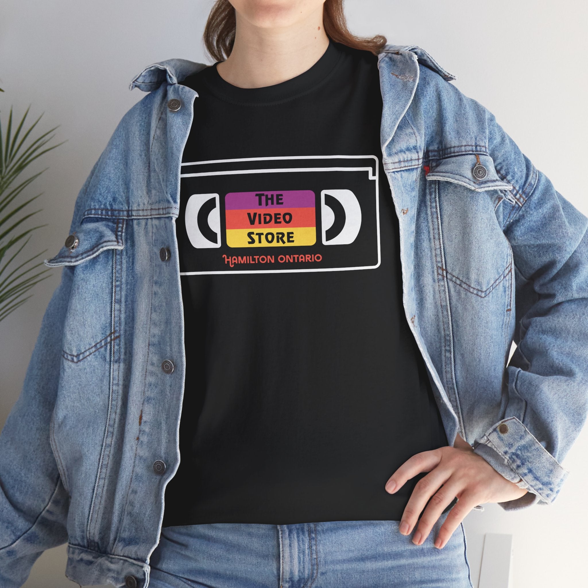 The Video Store Classic Black Tee