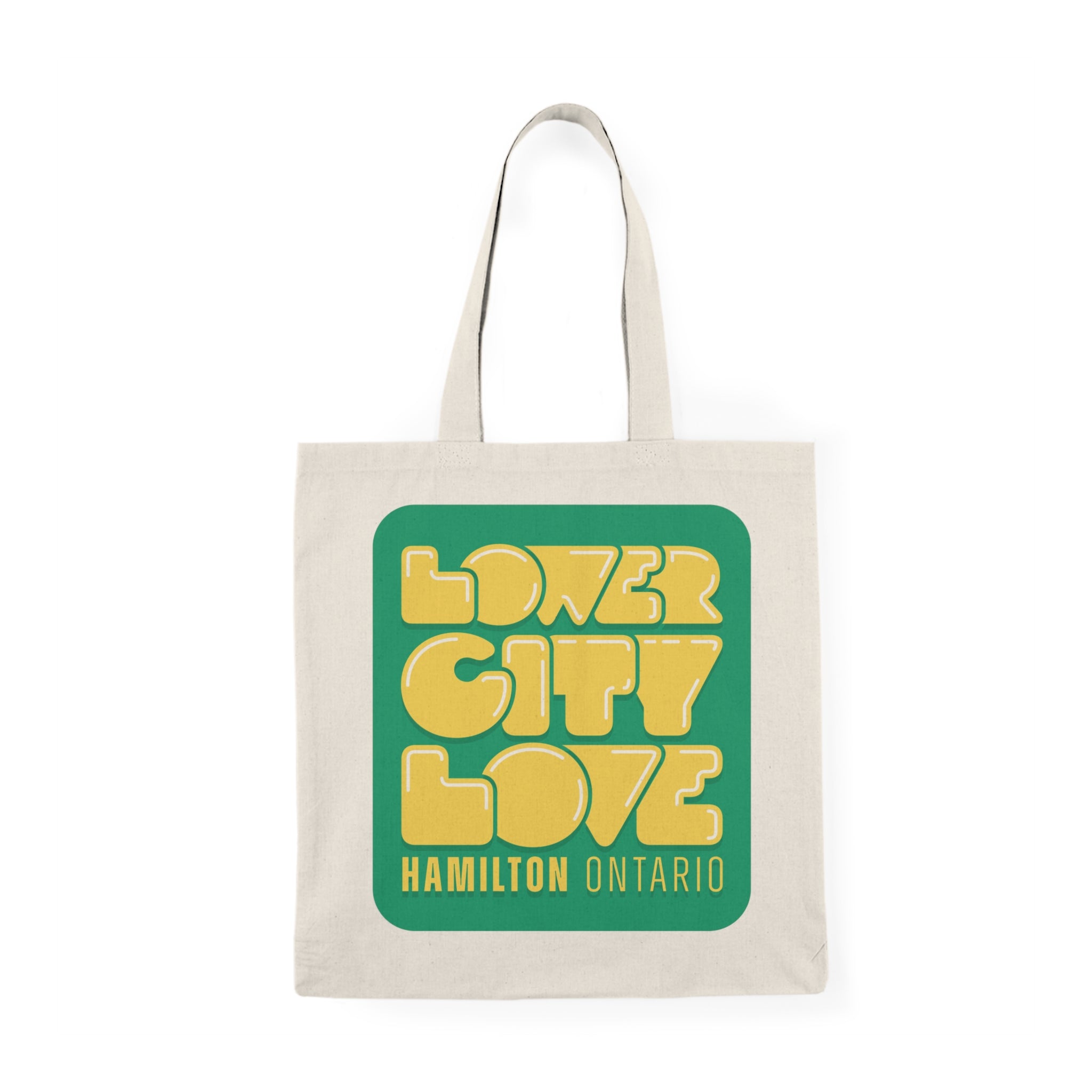 Lower City Love Natural Tote Bag