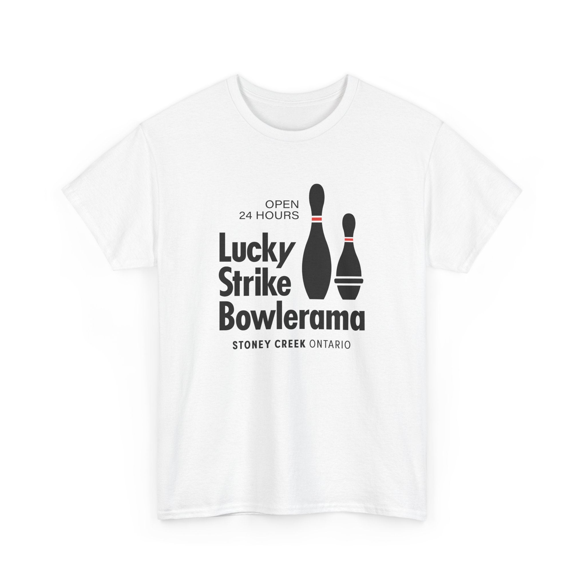 Lucky Strike Bowlerama Classic White Tee