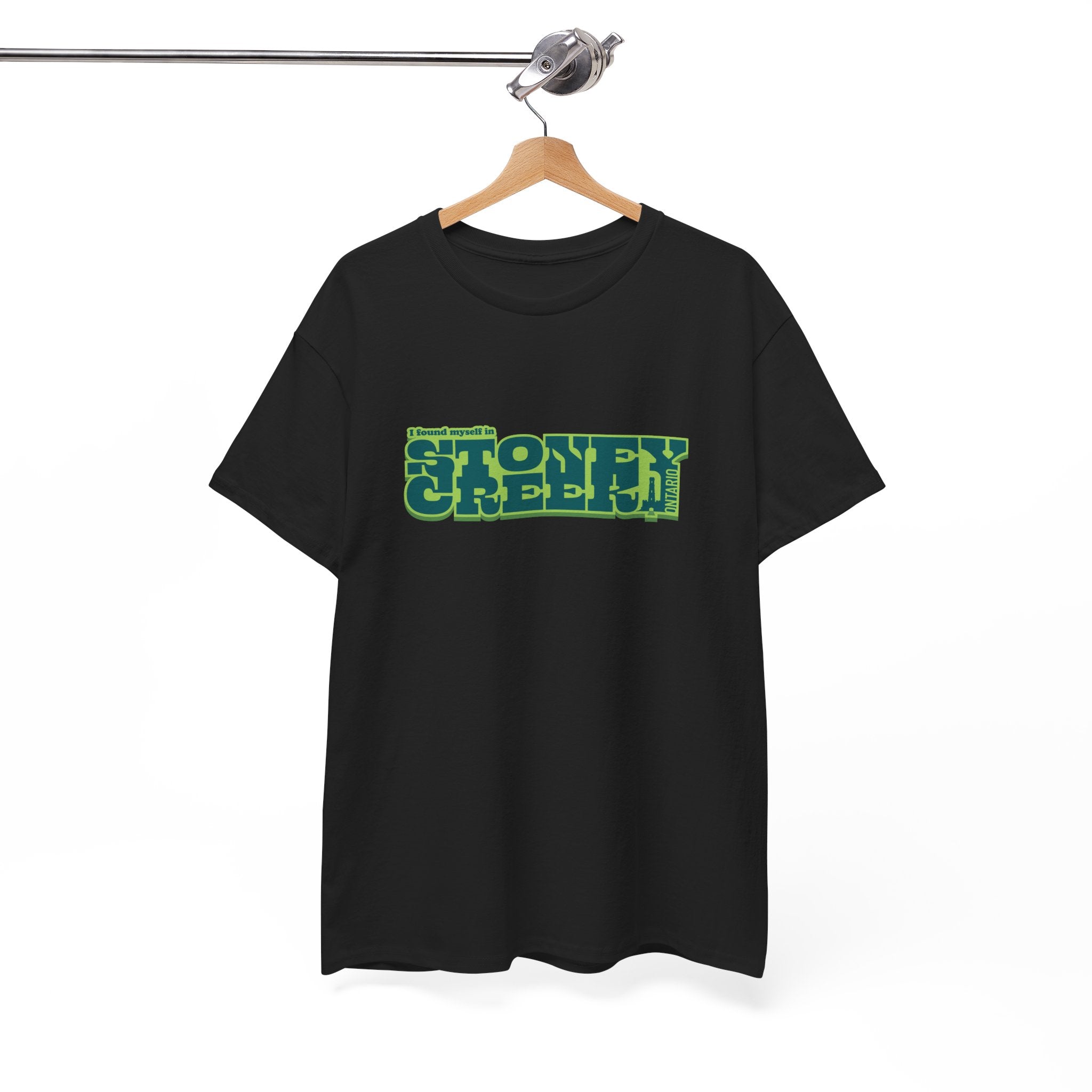 I Found Myself in Stoney Creek Black Tee