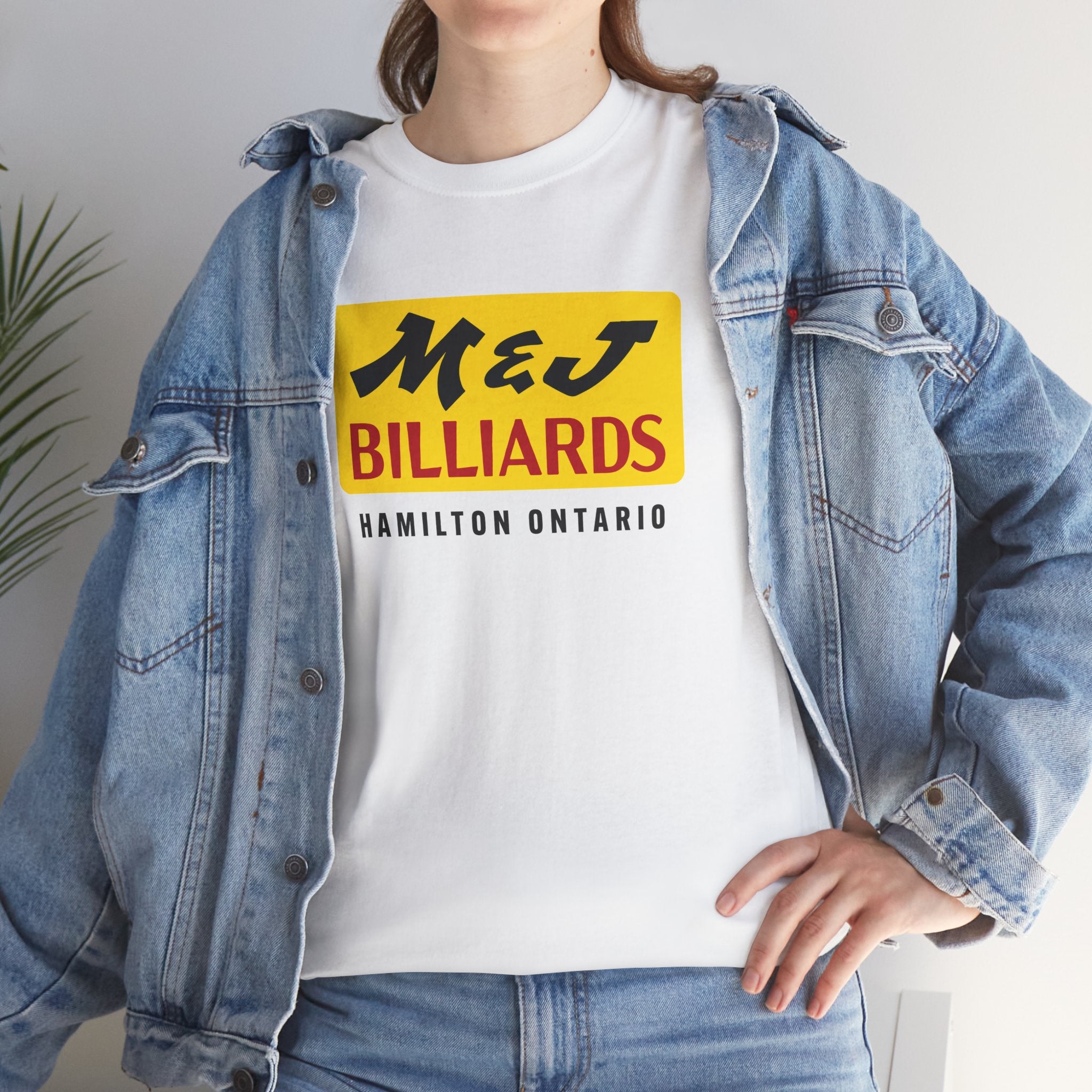 M&J Billiards Classic White Tee