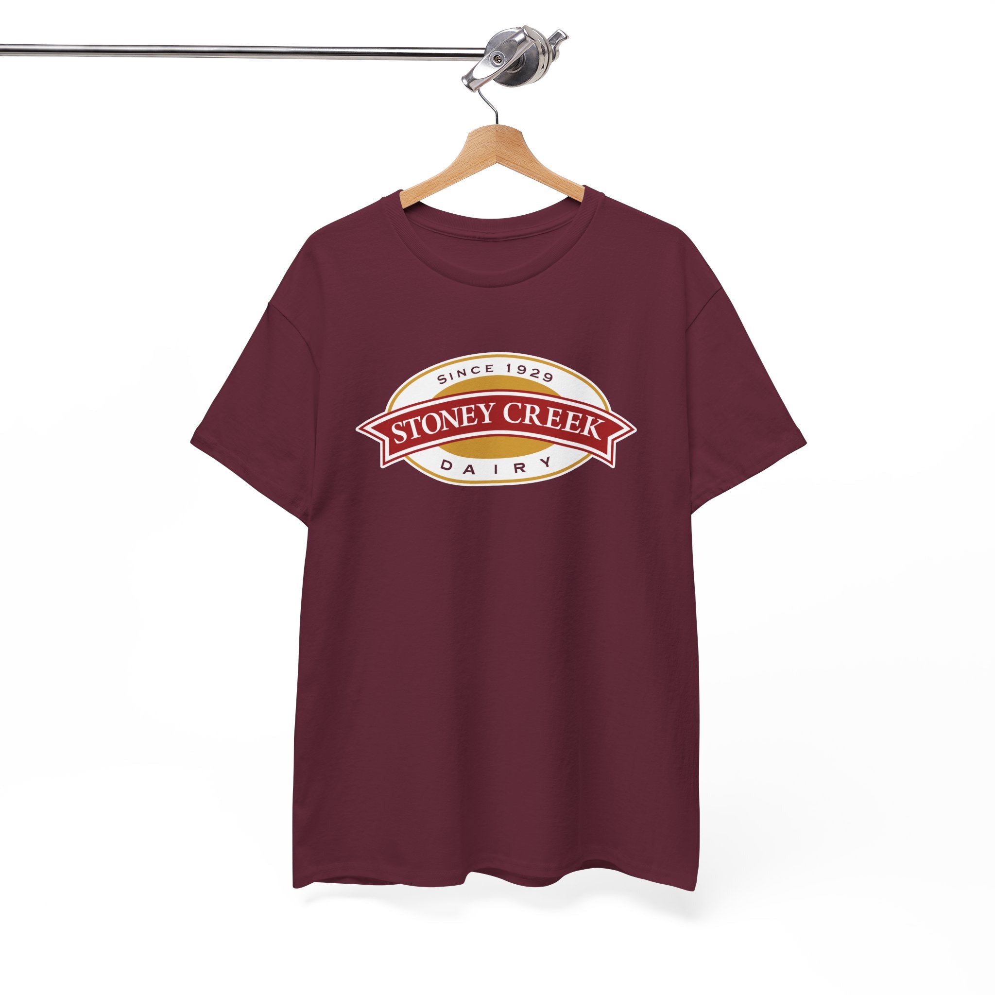 Stoney Creek Dairy "1990s" Maroon Tee