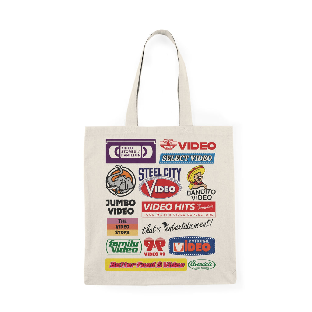 Video Stores of Hamilton Natural Tote Bag