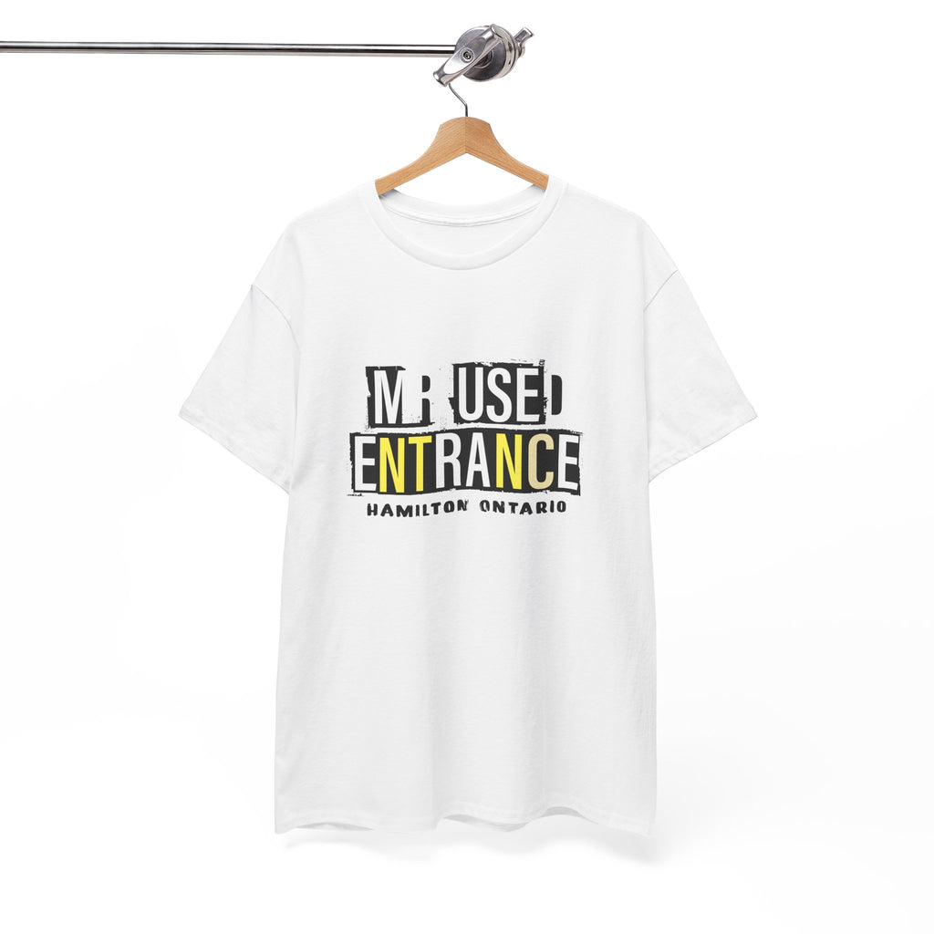 Mr. Used Entrance Sign Classic White Tee