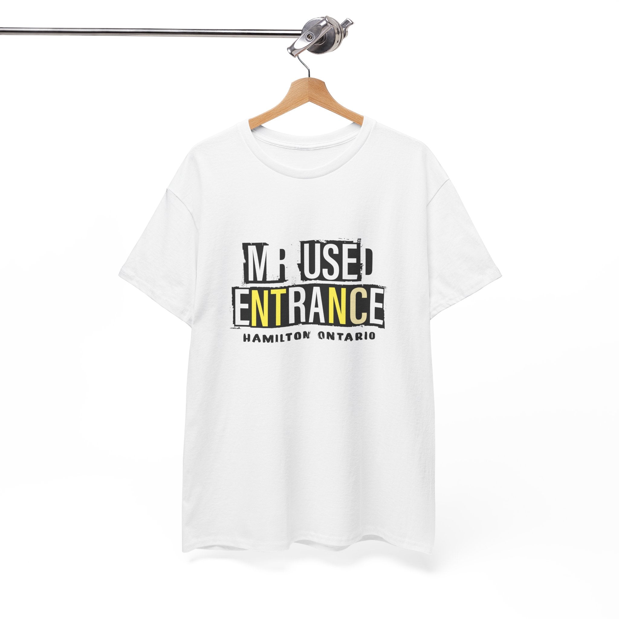 Mr. Used Entrance Sign Classic White Tee