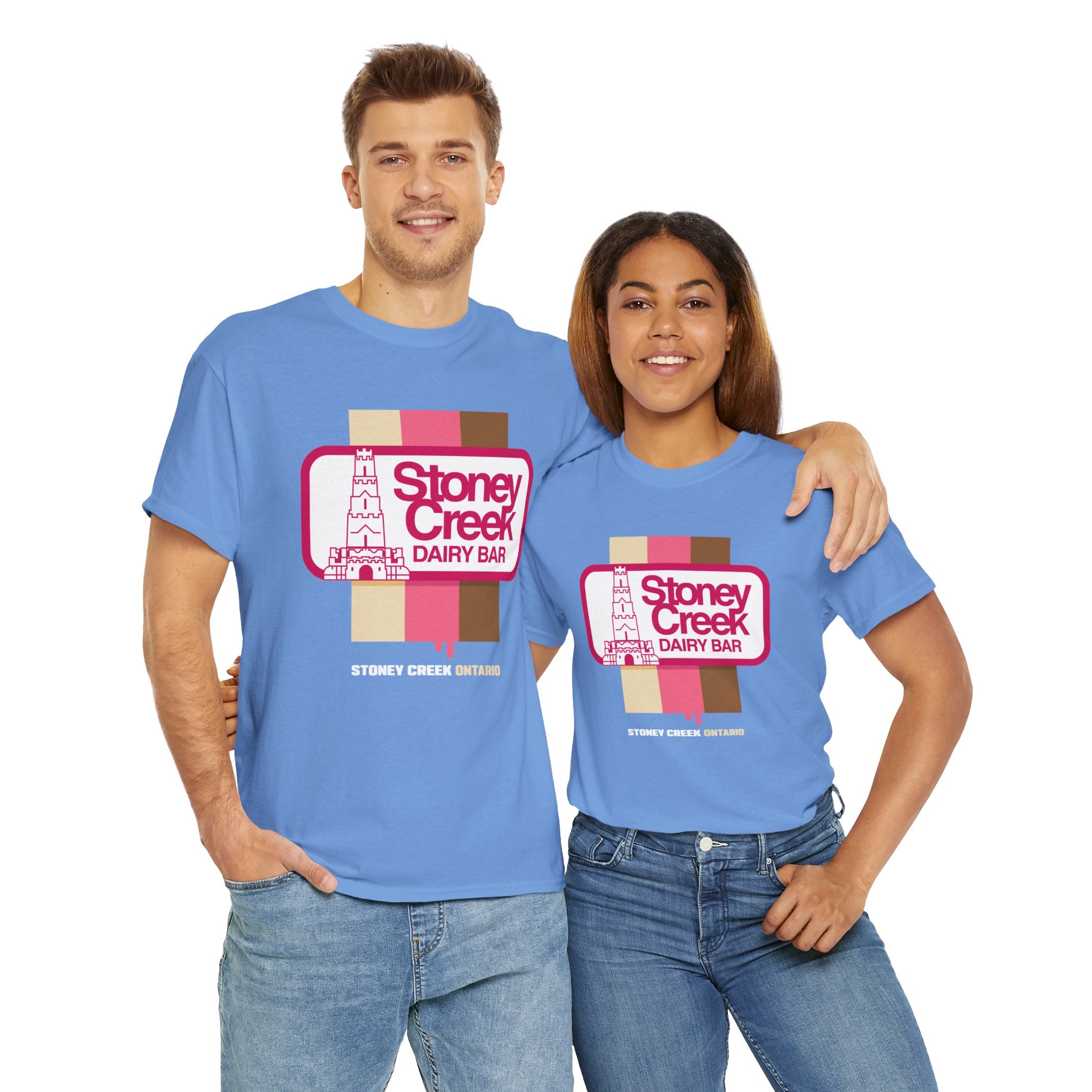 Limited Edition Stoney Creek Dairy Neapolitan Carolina Blue Tee