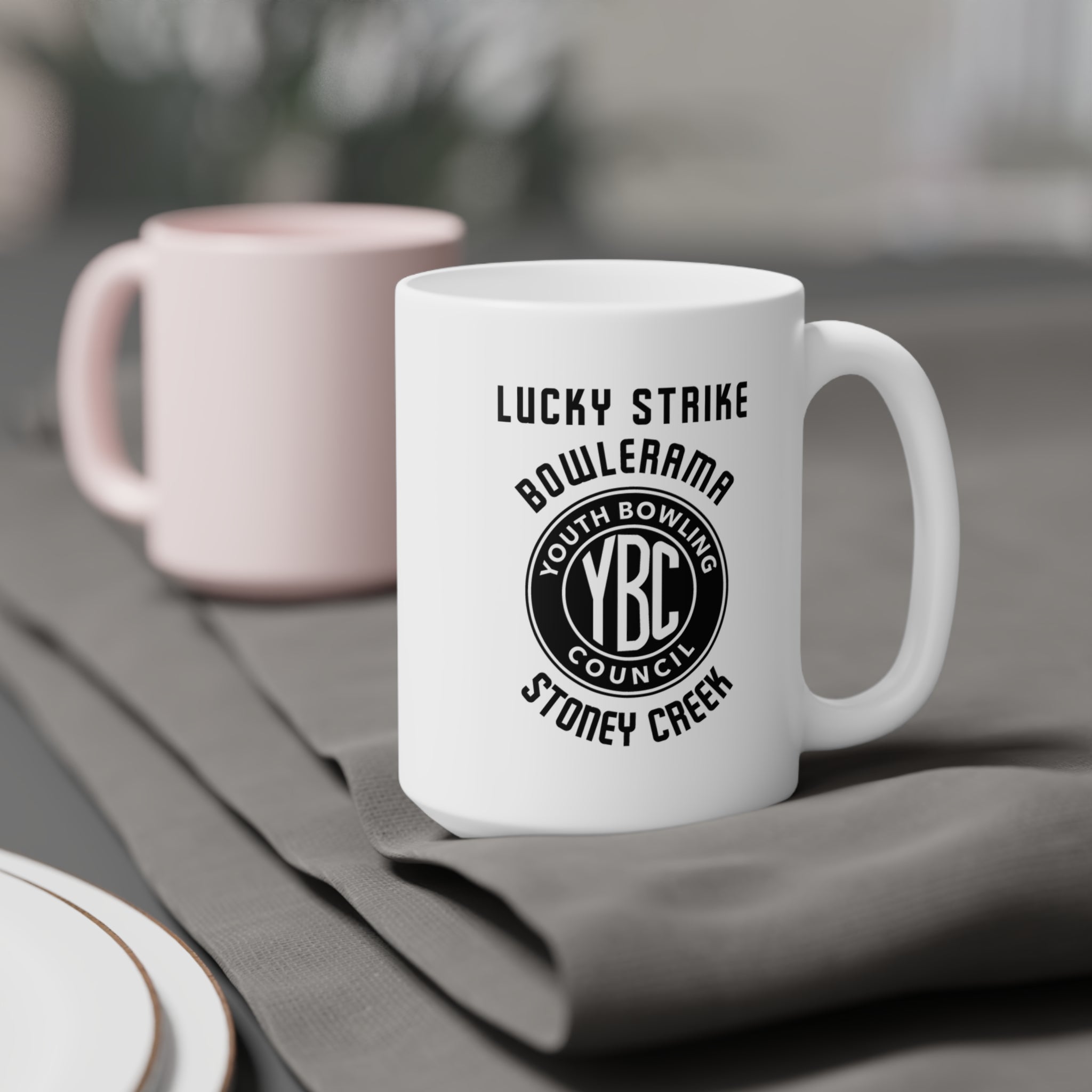 The Lucky Strike Bowlerama Mug