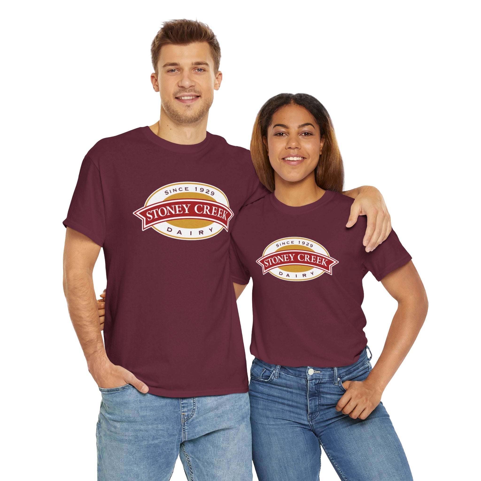 Stoney Creek Dairy "1990s" Maroon Tee