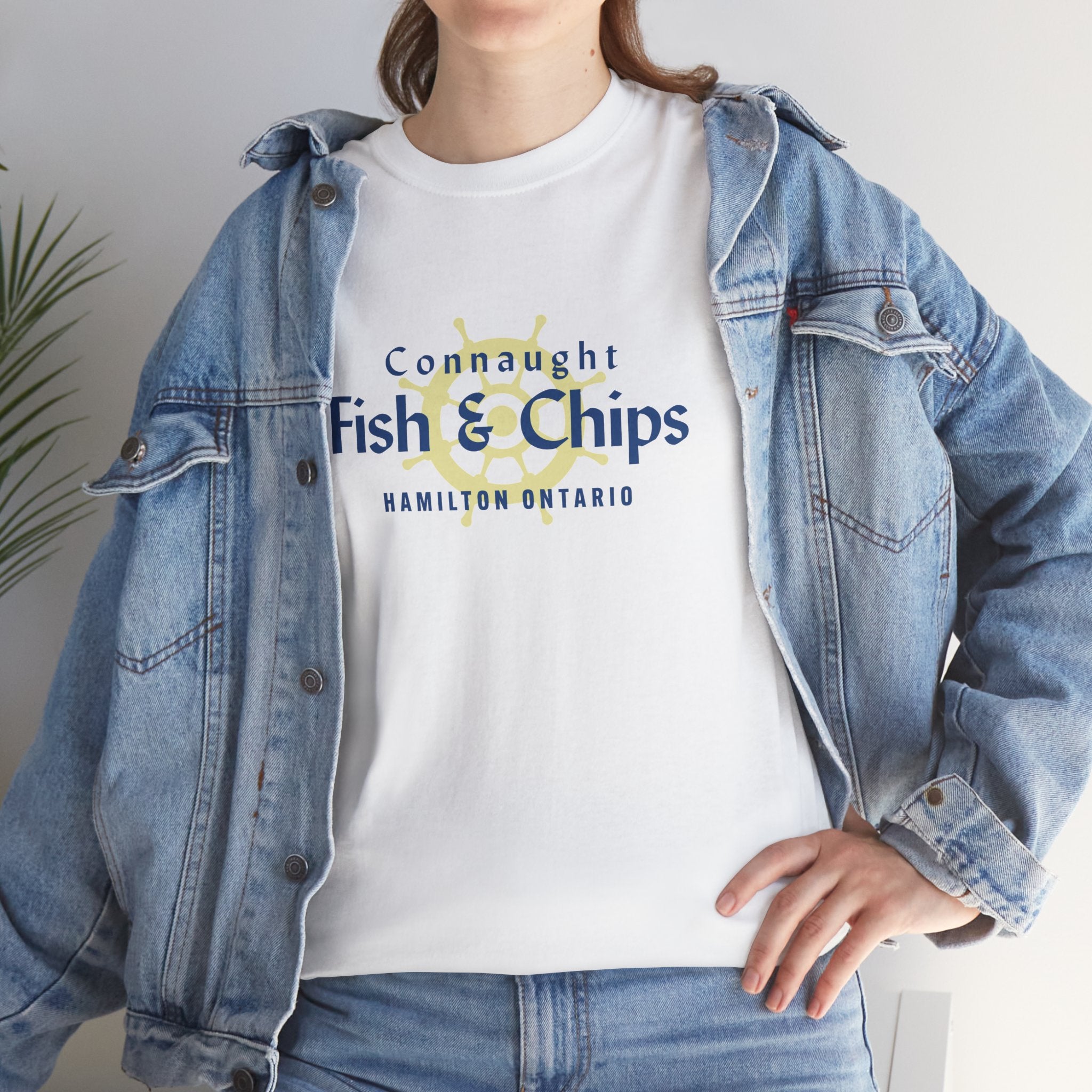 Connaught Fish And Chips Classic White Tee