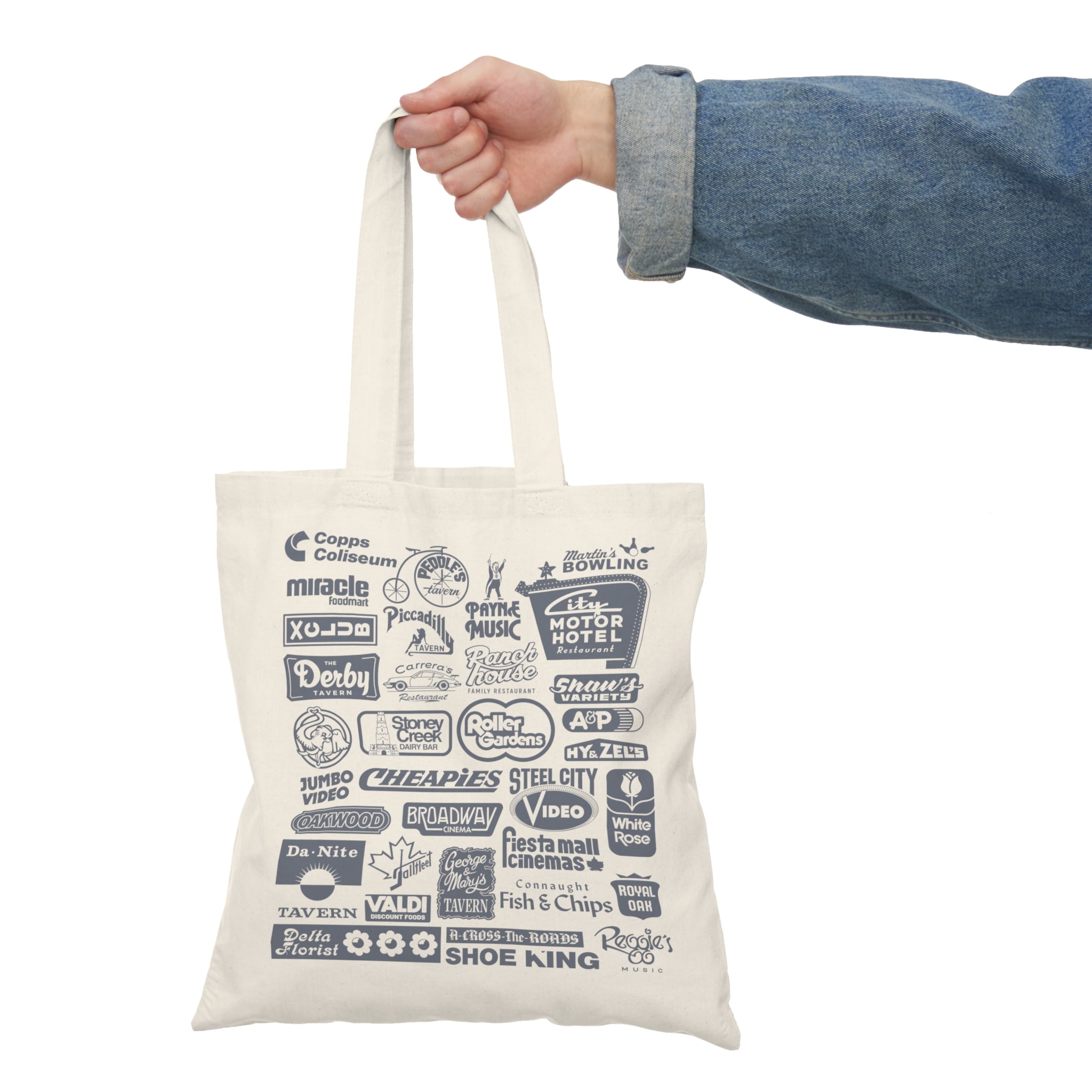 Legends of Hamilton Bigger Set  Natural Tote Bag - Monotone Series