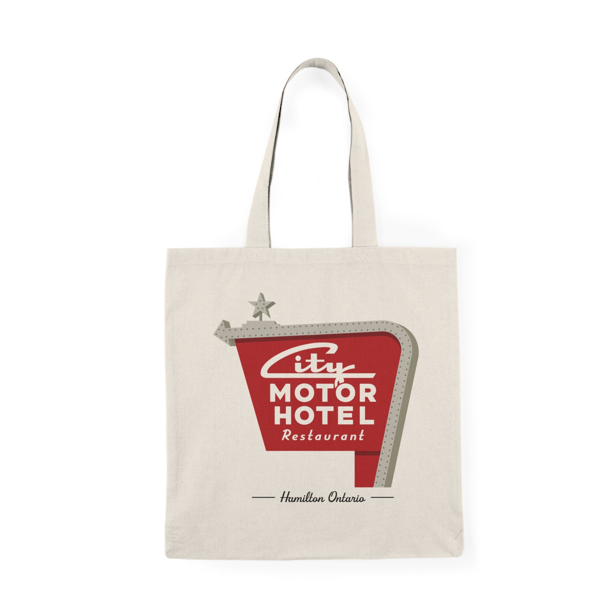City Motor Hotel Restaurant Natural Tote Bag