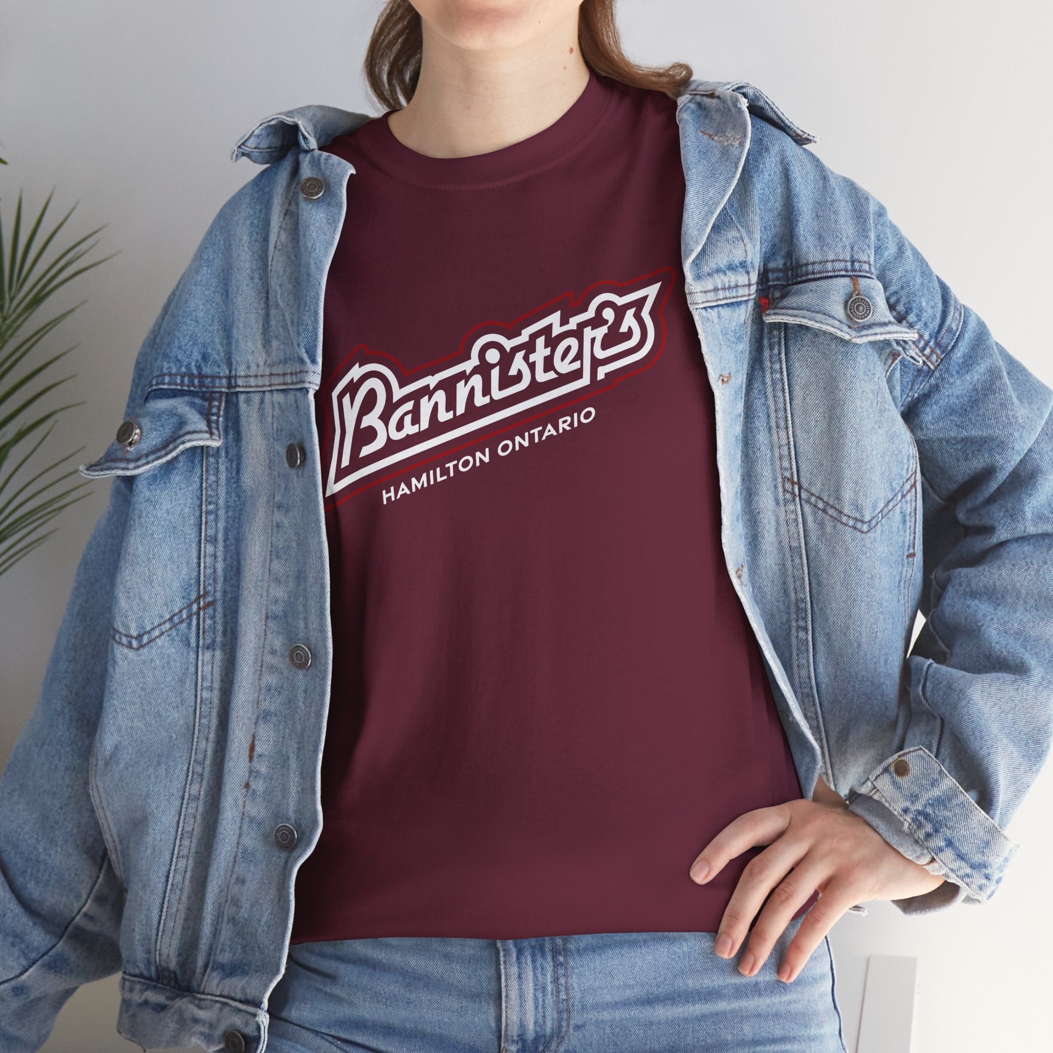 Bannister's Classic Maroon Tee