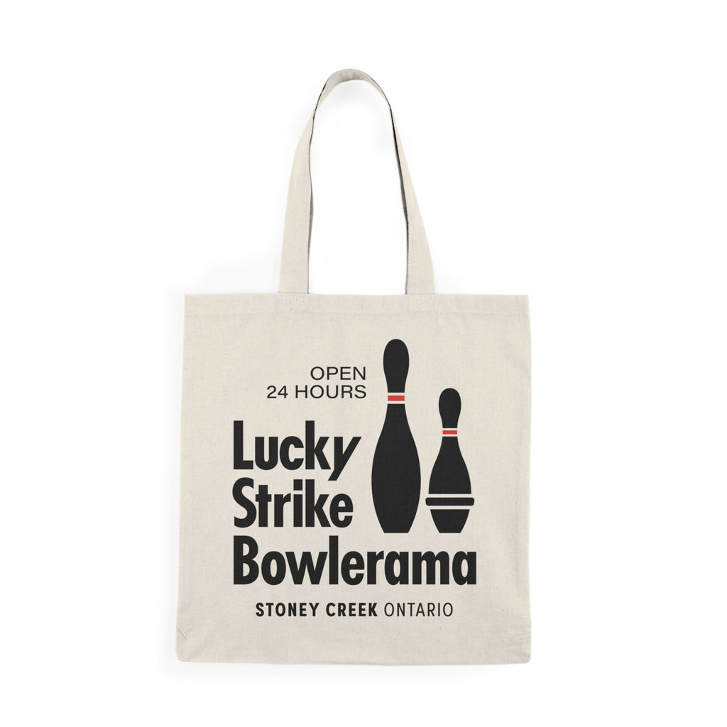 Lucky Strike Bowlerama Natural Tote Bag