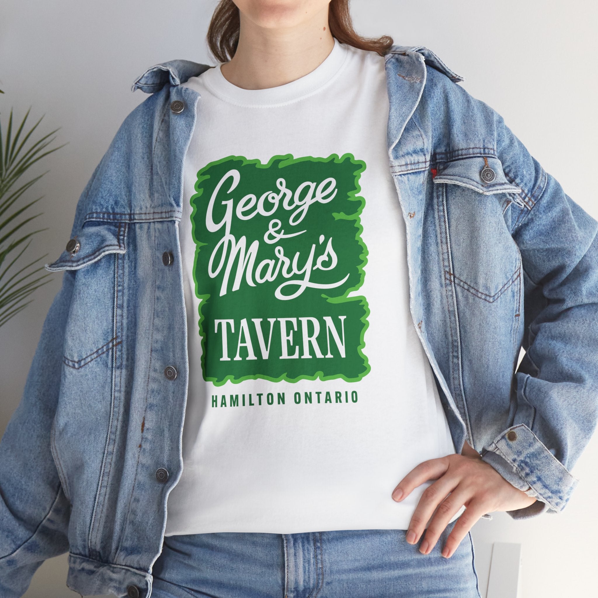 George and Mary's Tavern Classic White Tee