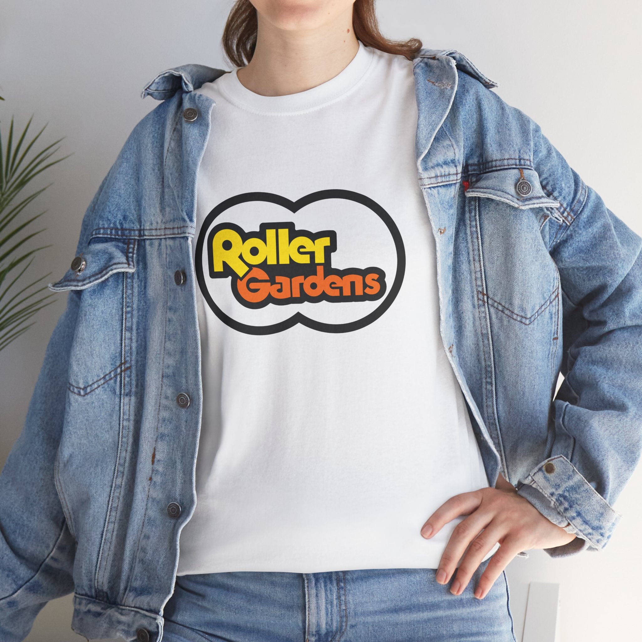 Roller Gardens Classic Logo White Tee
