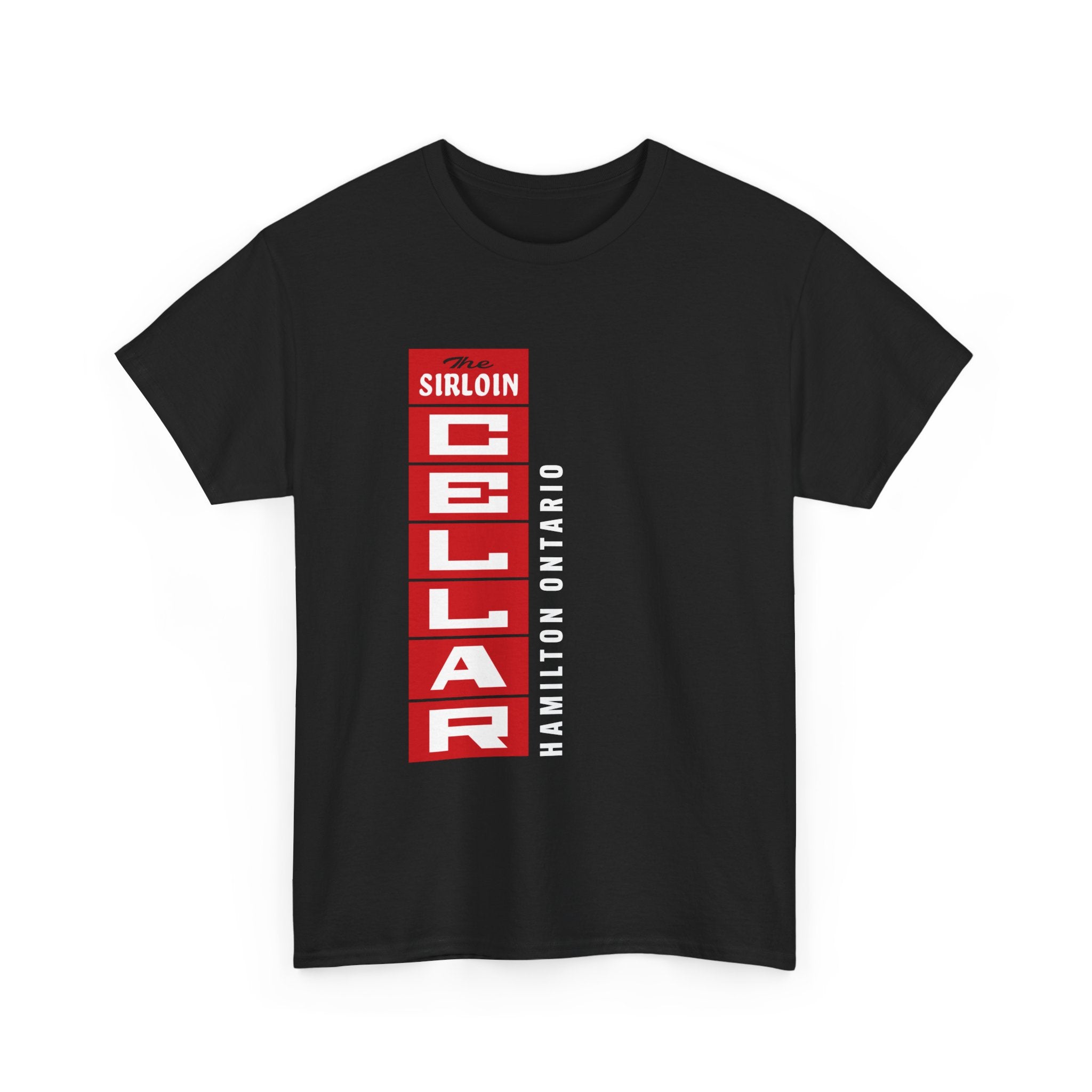 The Sirloin Cellar Sign Classic Black Tee