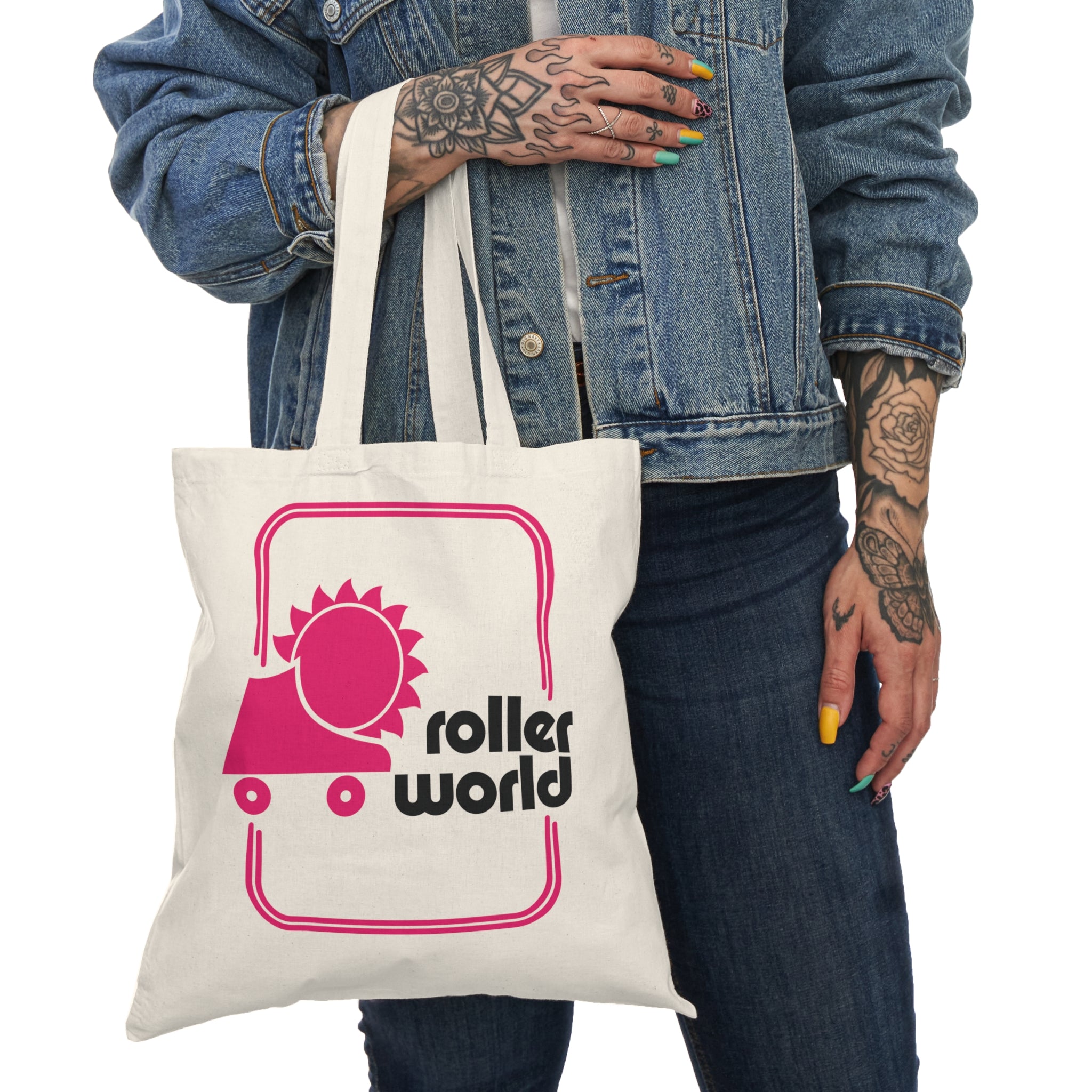 Roller World Market Natural Tote Bag