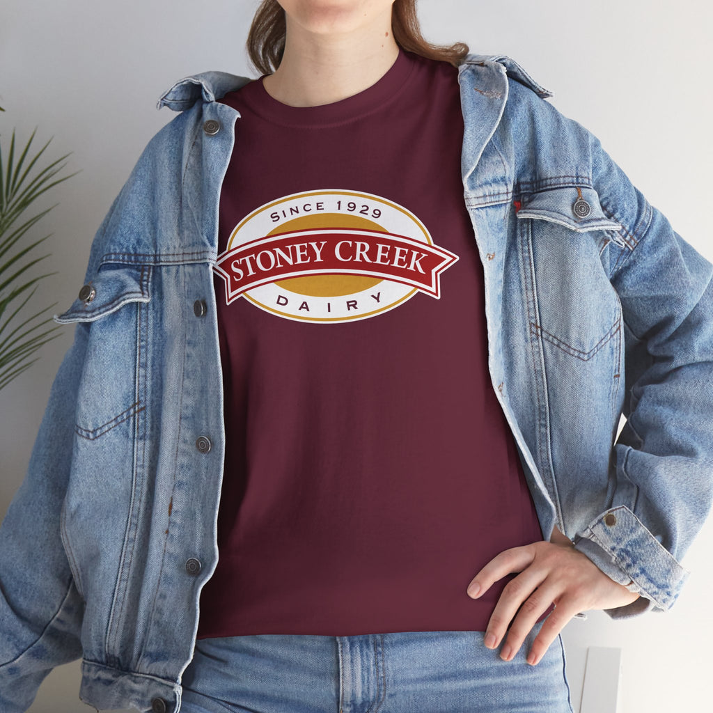 Stoney Creek Dairy "1990s" Maroon Tee