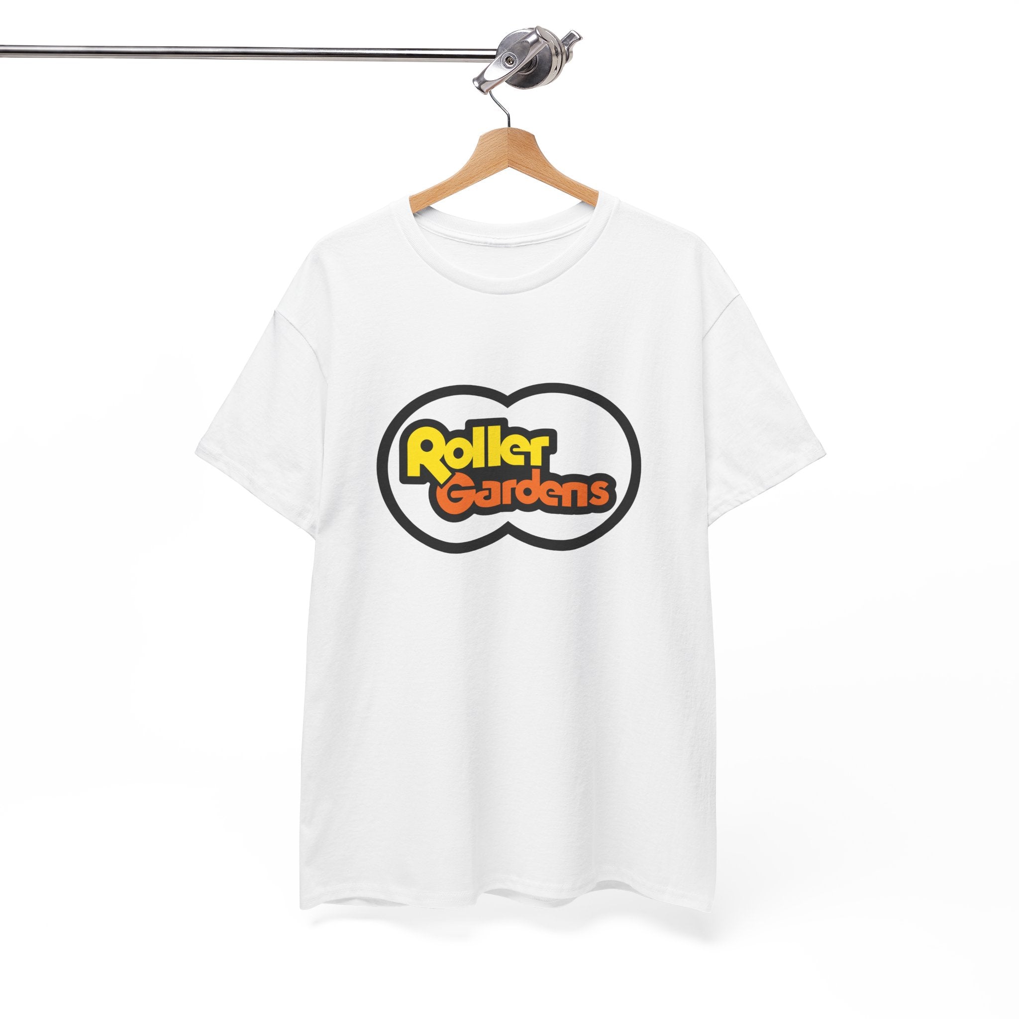 Roller Gardens Classic Logo White Tee