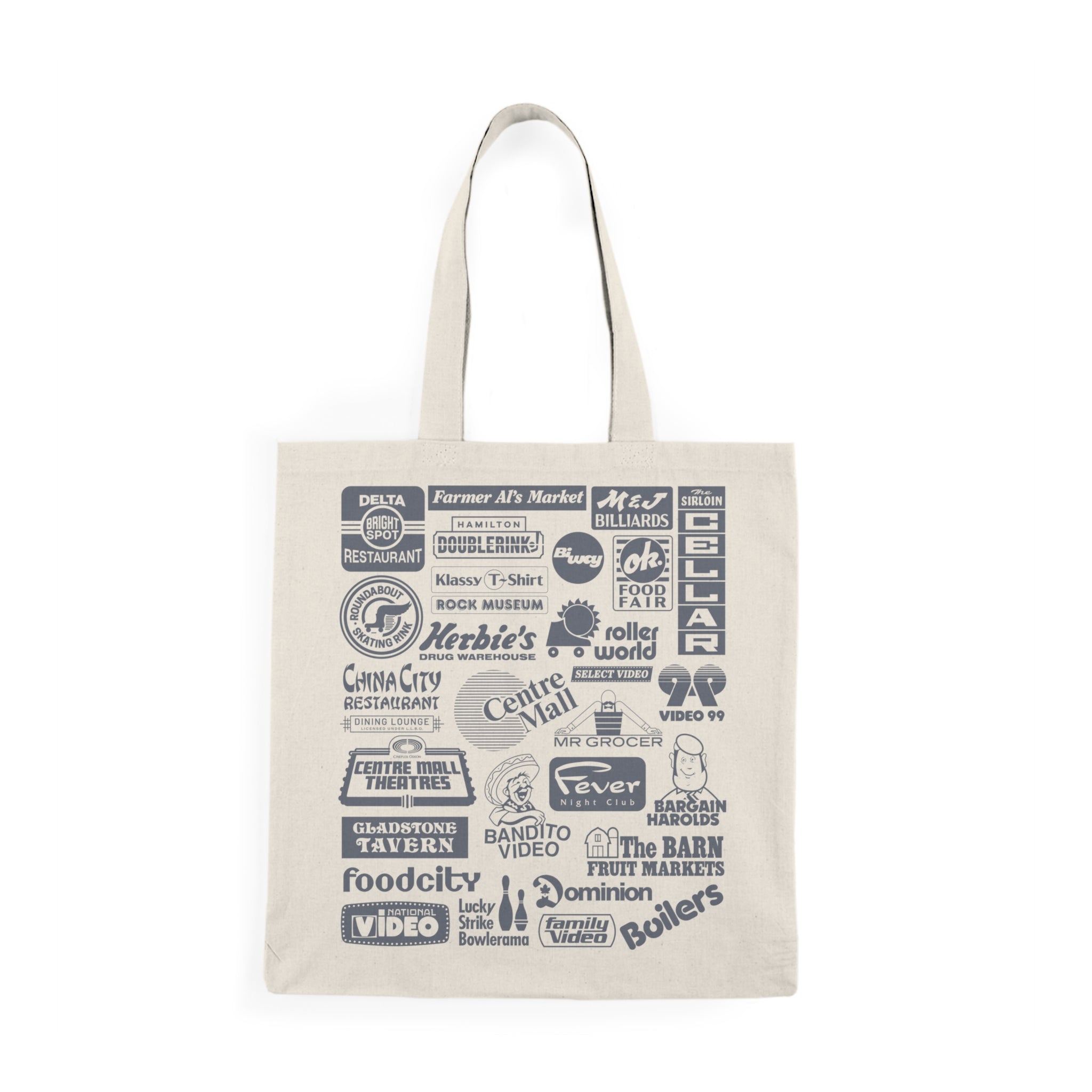 Legends of Hamilton Bigger Set  Natural Tote Bag - Monotone Series