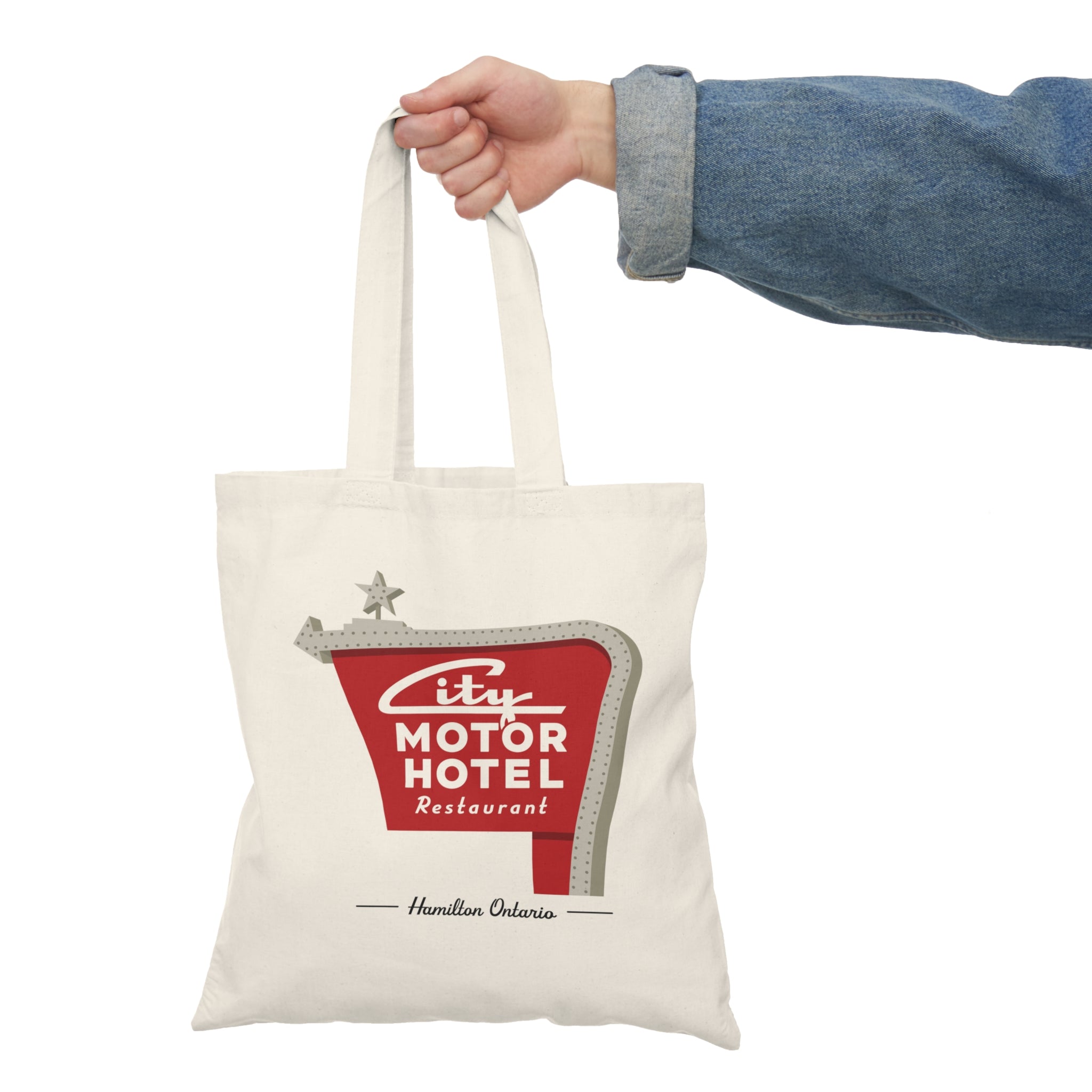 City Motor Hotel Restaurant Natural Tote Bag