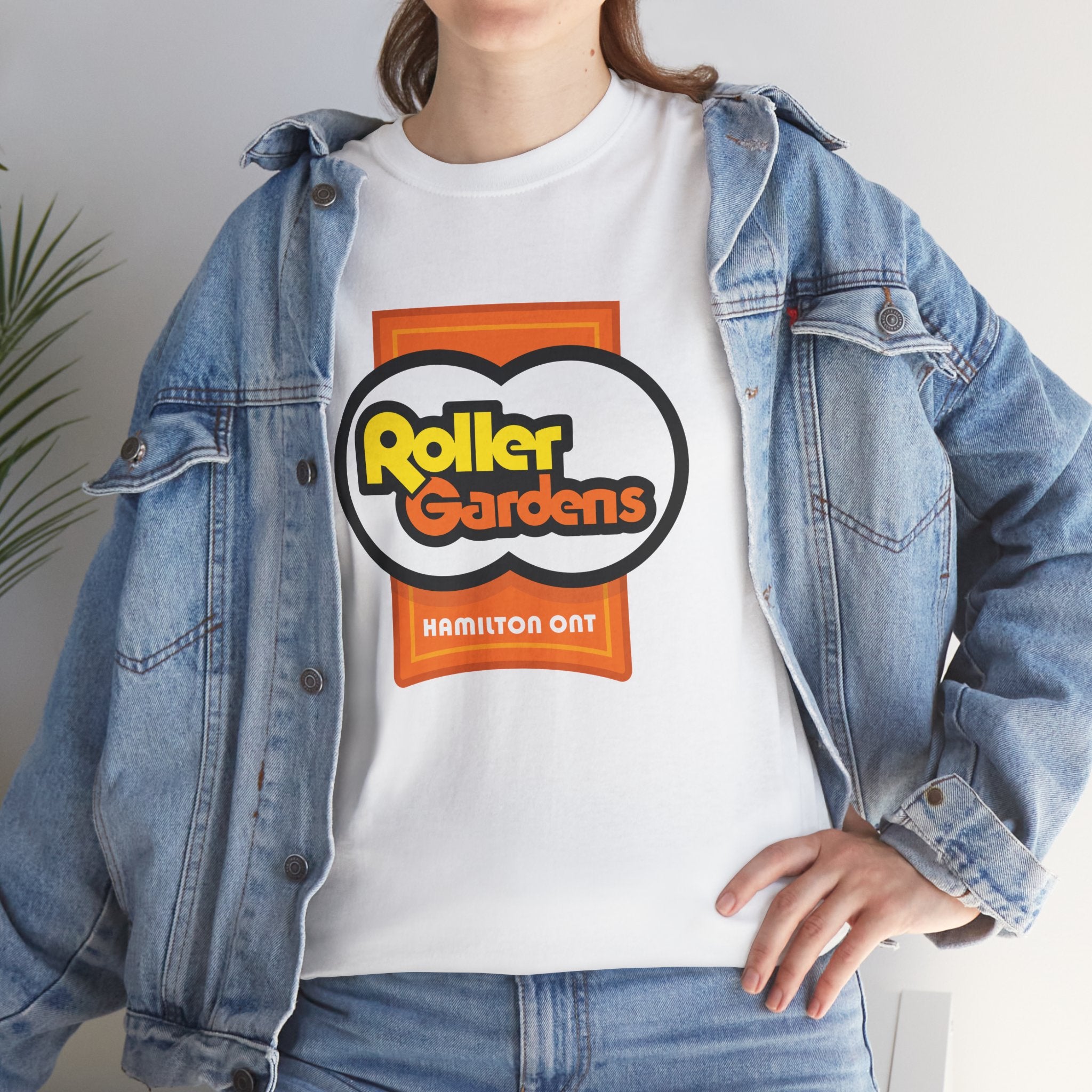 Roller Gardens Banner White Tee