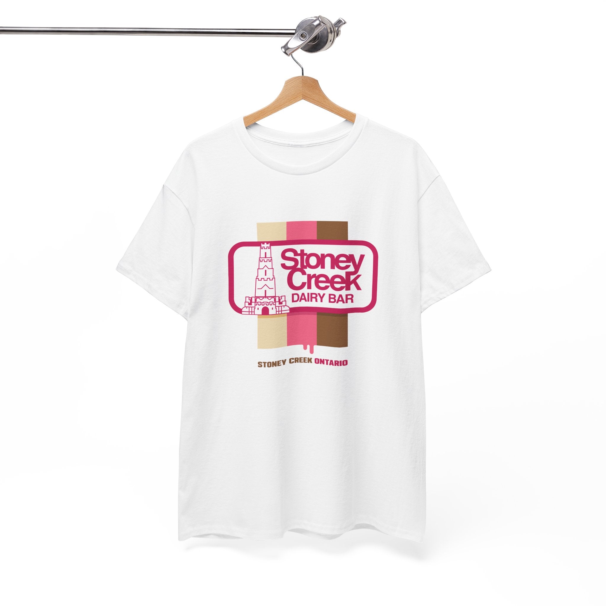 Stoney Creek Dairy Bar Neapolitan White Tee