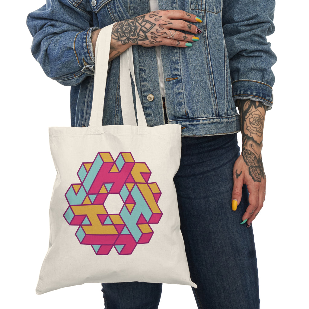 H Knot Natural Tote Bag
