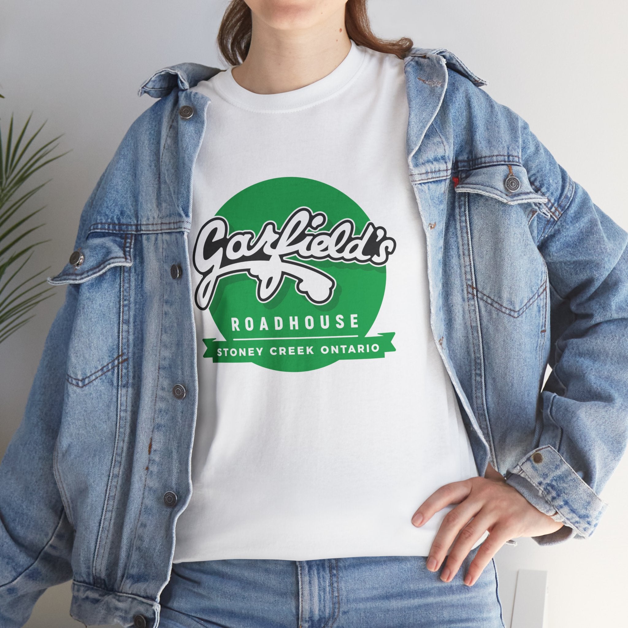 Garfield's Roadhouse Classic White Tee