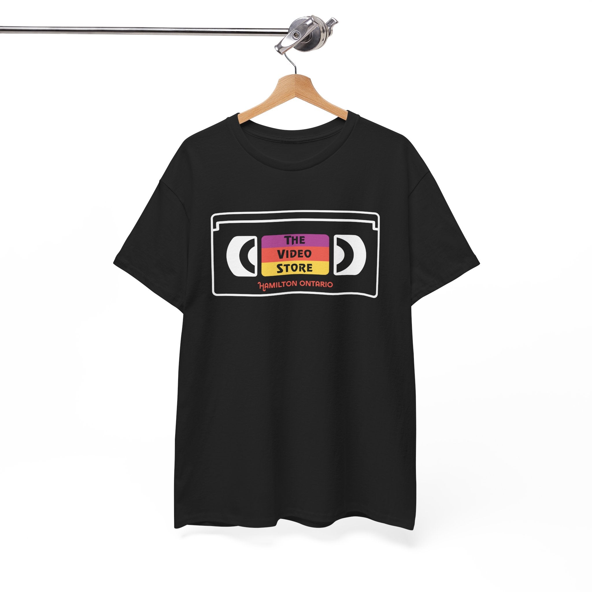 The Video Store Classic Black Tee