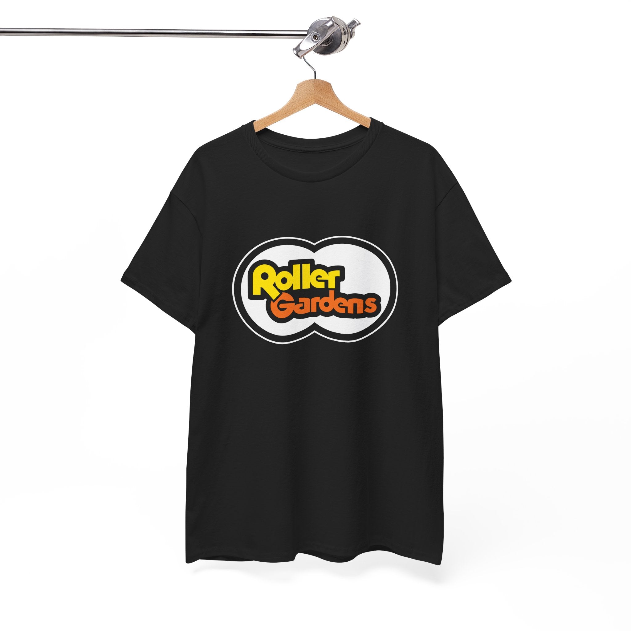 Roller Gardens Classic Logo Black Tee