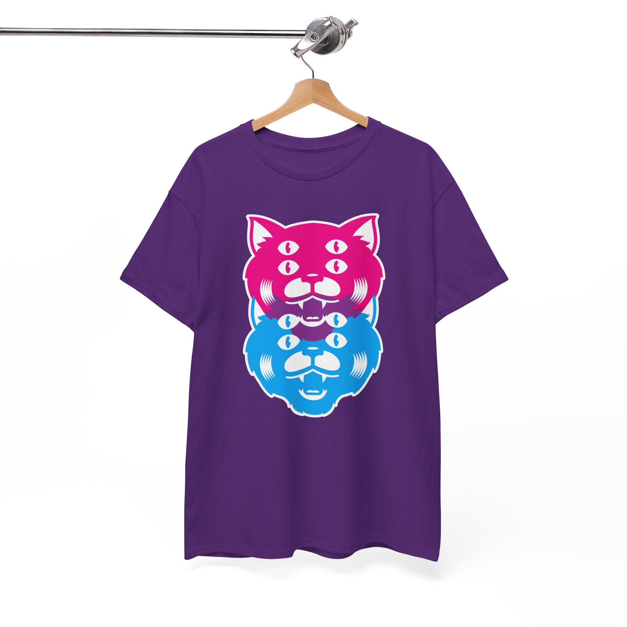 Two Cats Daisy Purple Tee