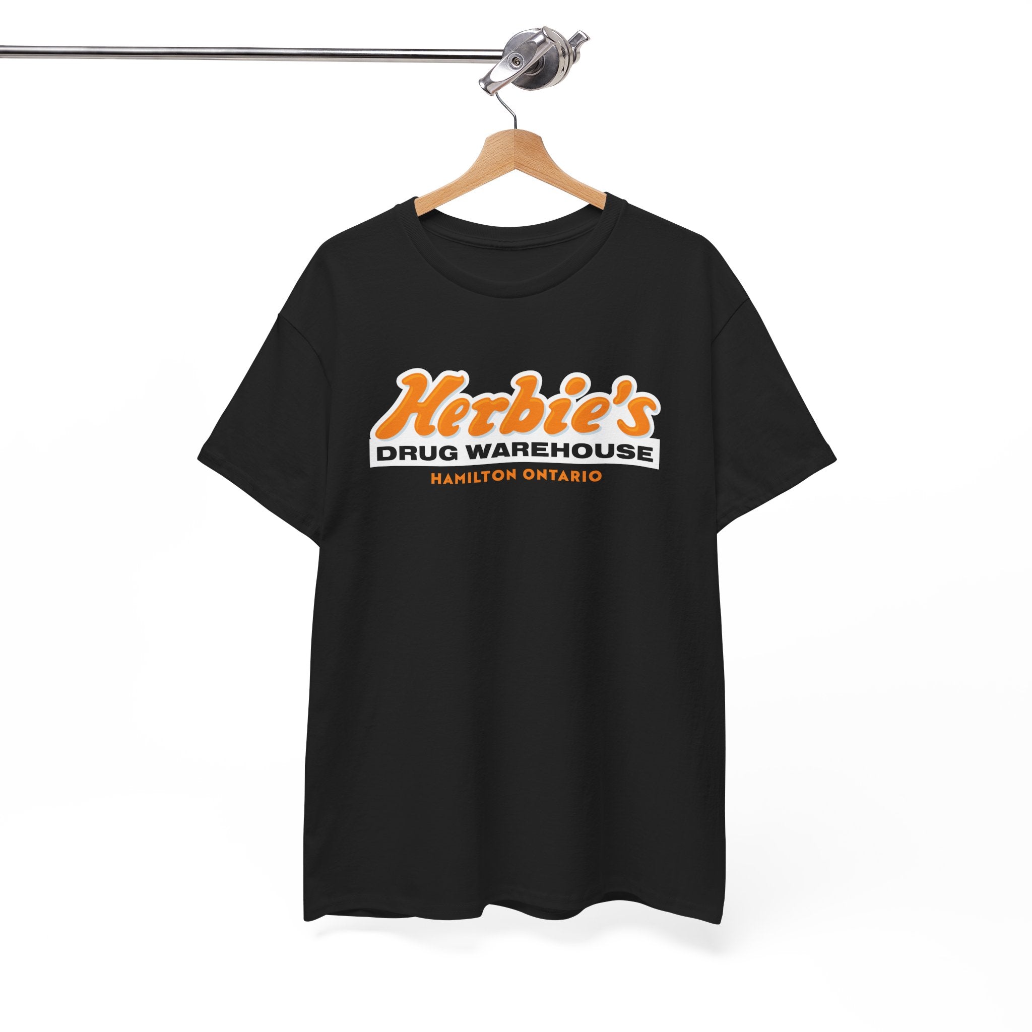Herbie's Drug Warehouse Classic Black Tee