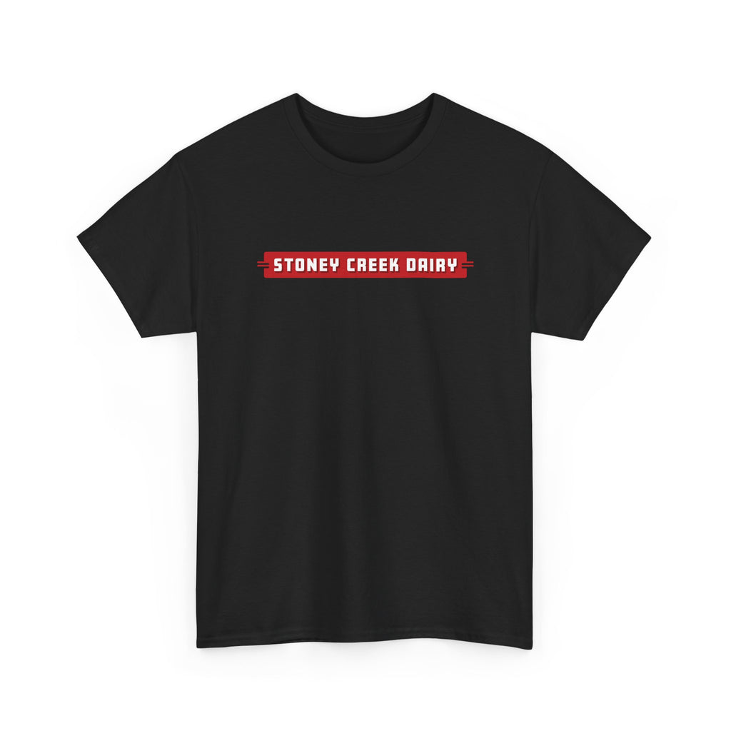 Stoney Creek Dairy Neon Sign Classic Black Tee