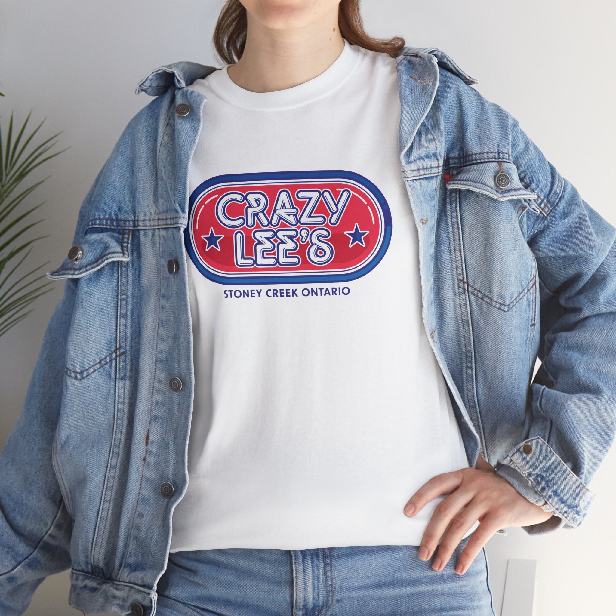 Crazy Lee's Classic White Tee