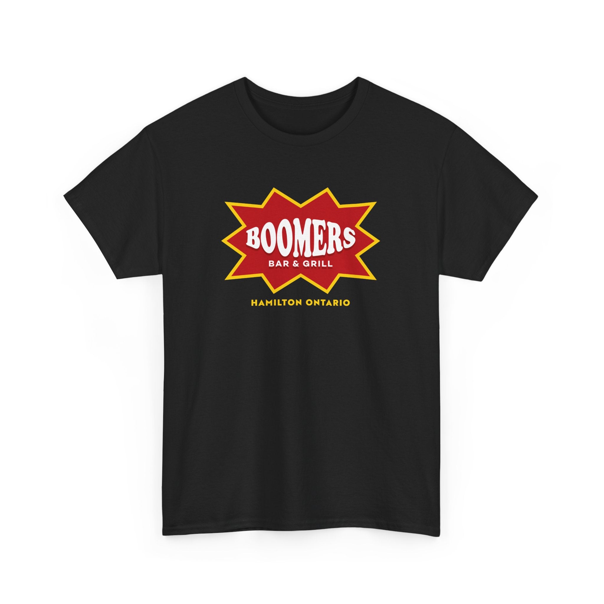 Boomers Bar And Grill Classic Black Tee