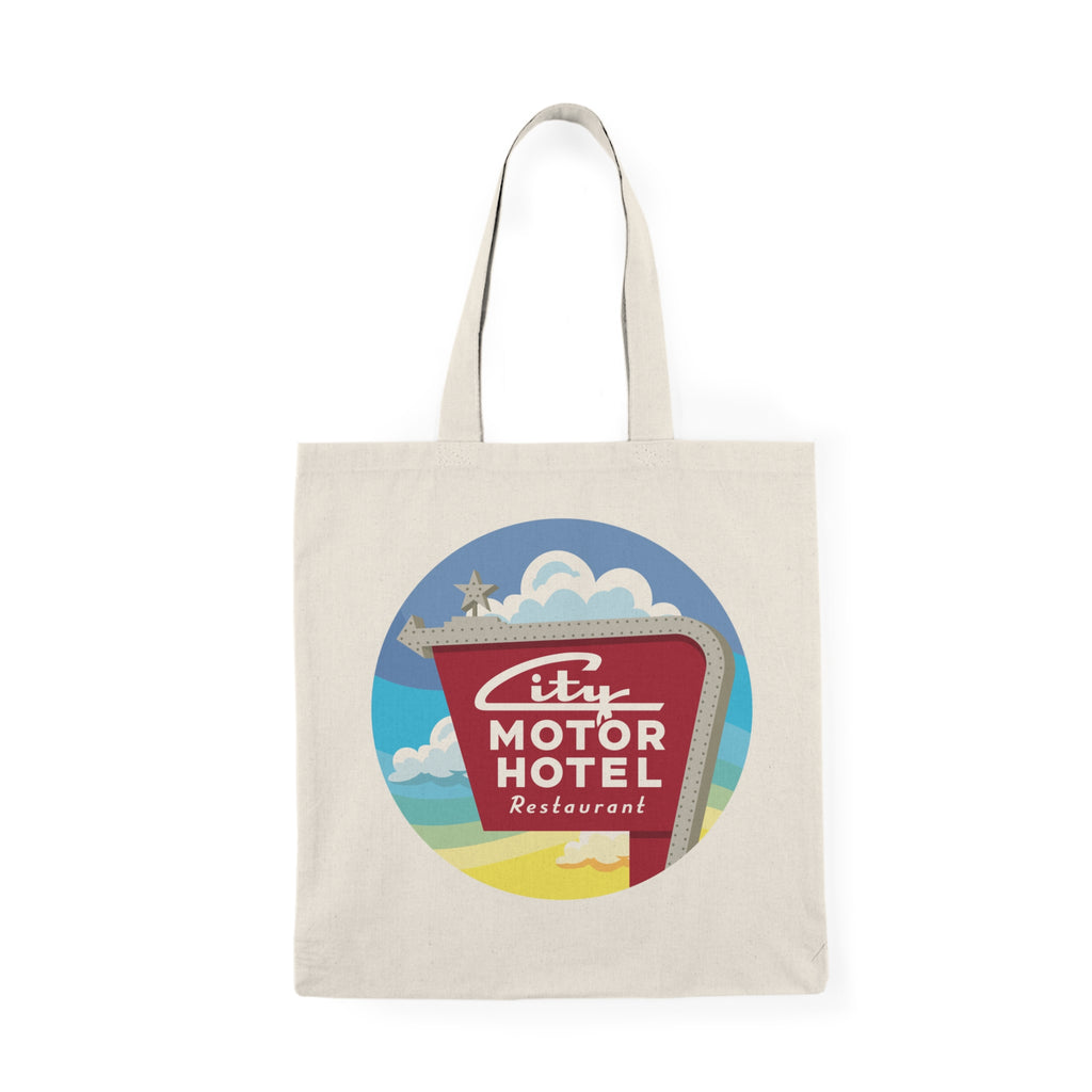 City Motor Sunset Natural Tote Bag