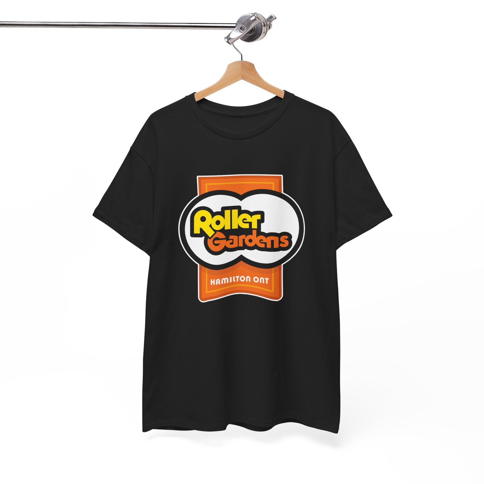 Roller Gardens Banner Black Tee