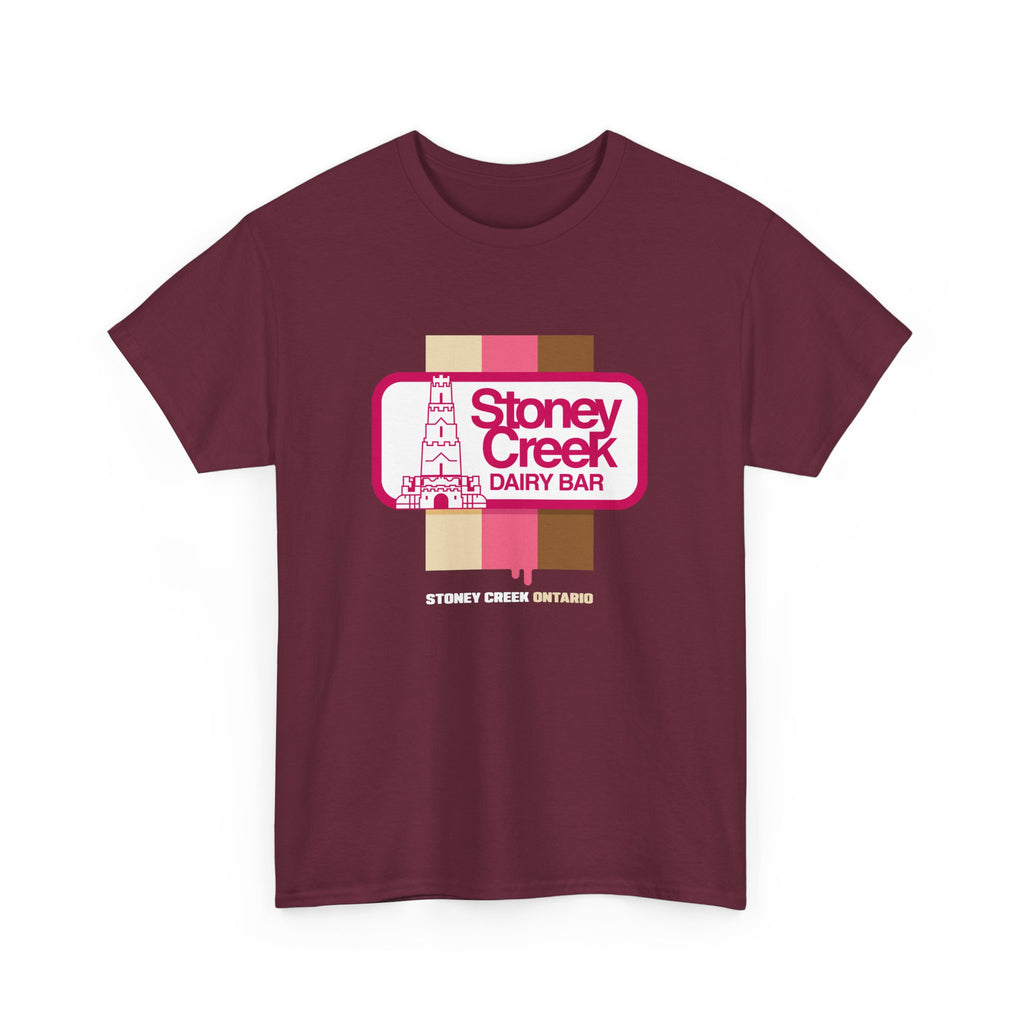 Stoney Creek Dairy Bar Neapolitan Maroon Tee