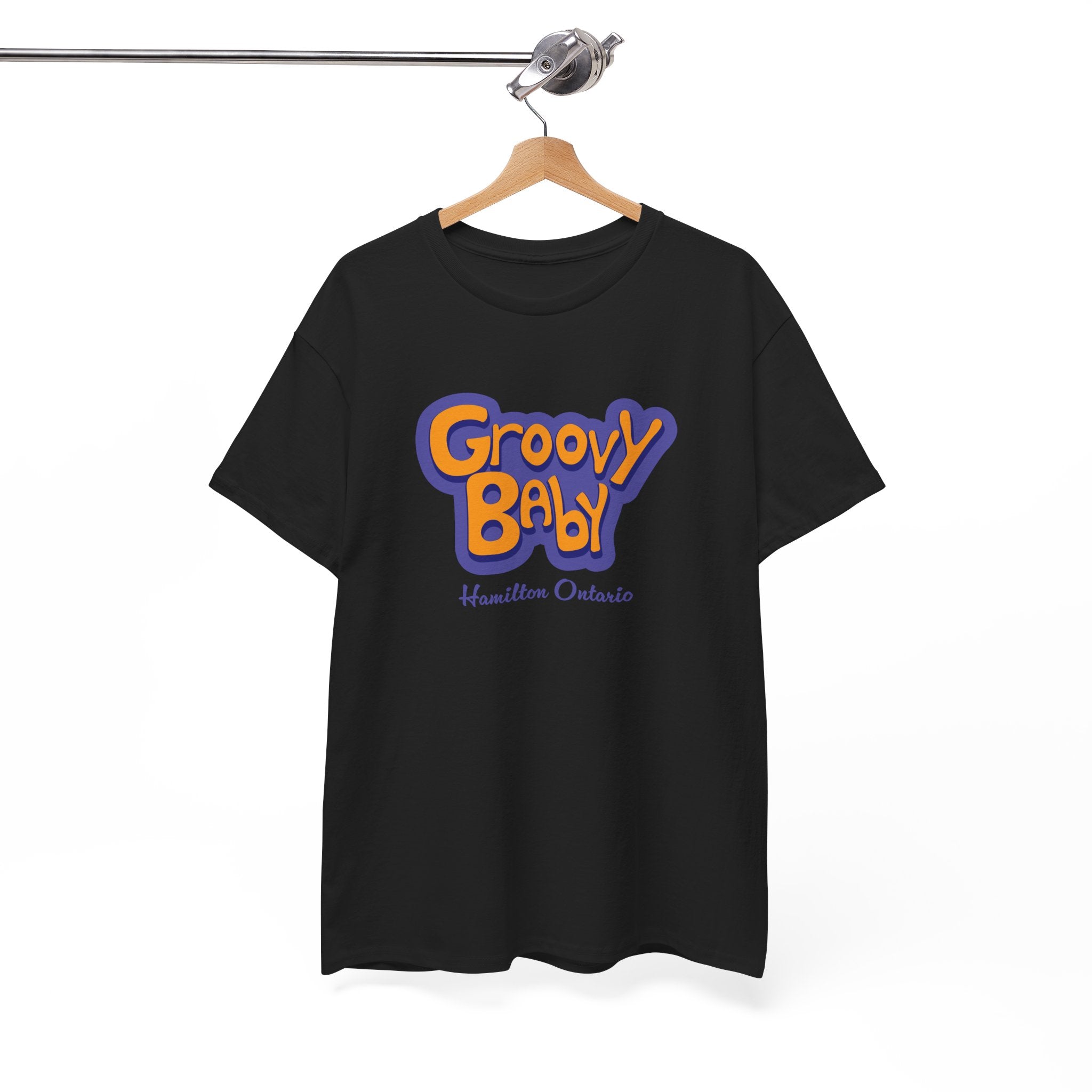 Groovy Baby Classic Black Tee