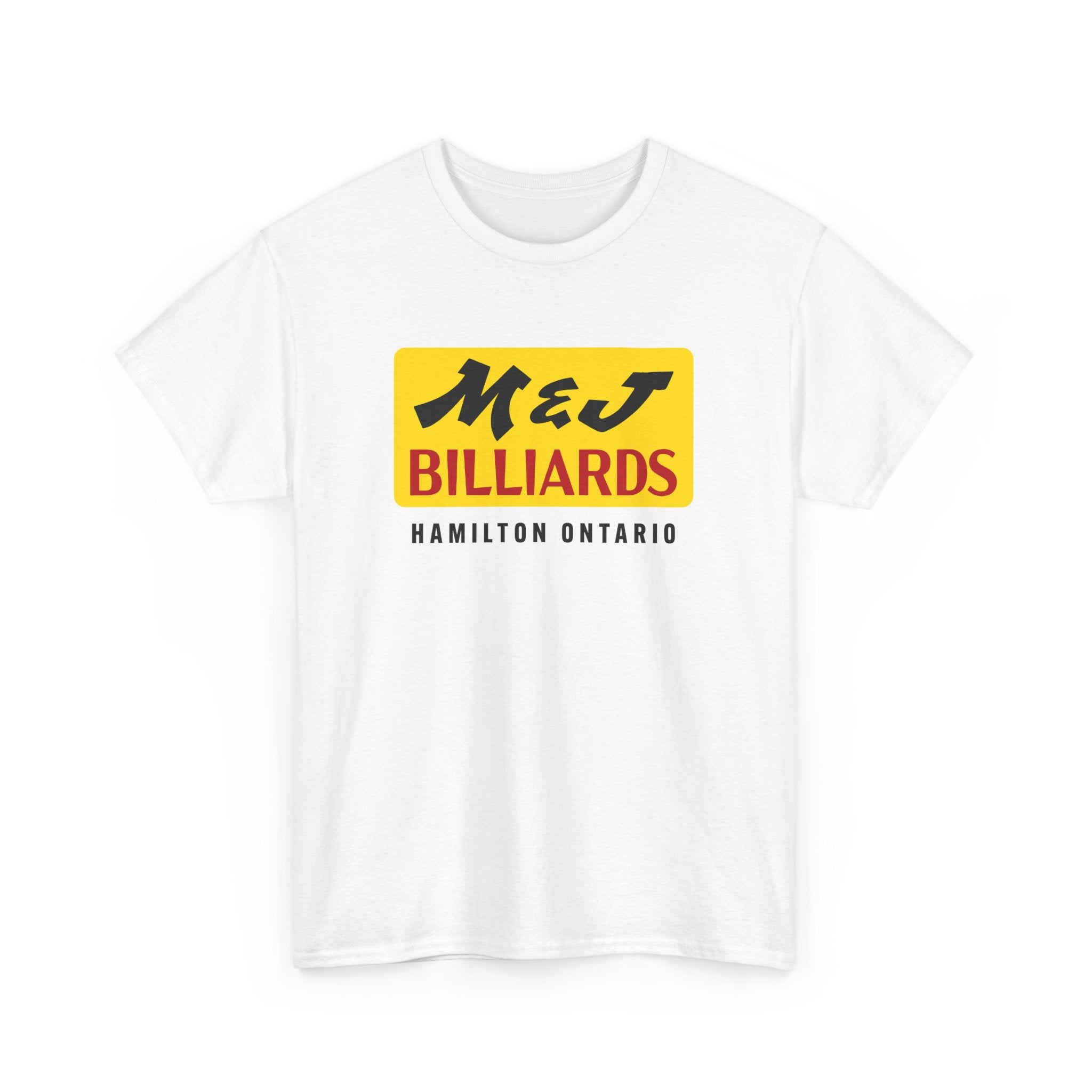 M&J Billiards Classic White Tee