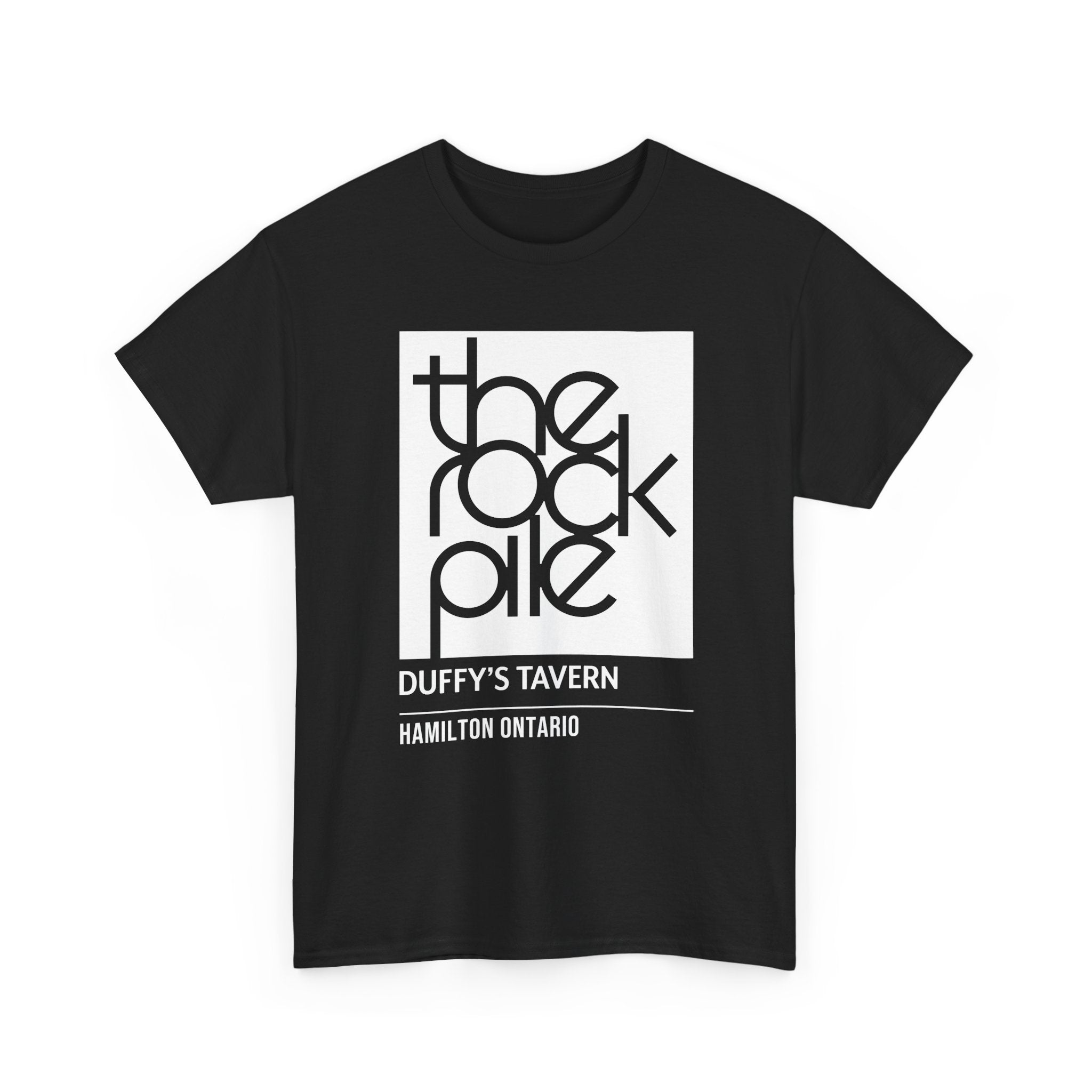 The Rock Pile at Duffy's Tavern Classic Black Tee
